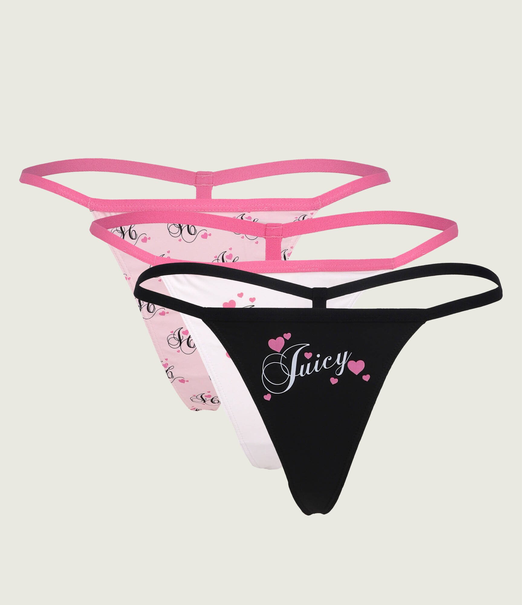 Juicy Couture Tanga 3-pack 3 Heart