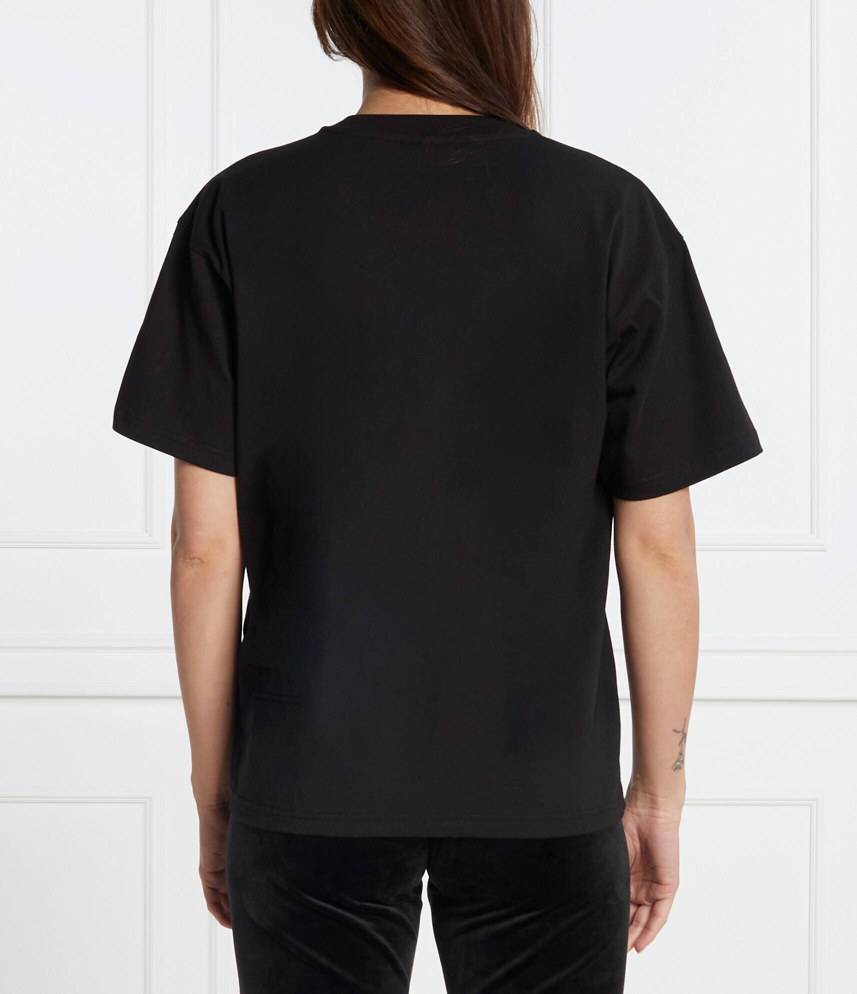 Juicy Couture Tricou BOYFRIEND SCATTER DIAMANTE | Classic fit