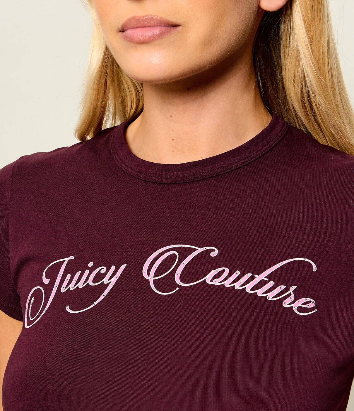 Juicy Couture Tricou Script Baby | Slim Fit