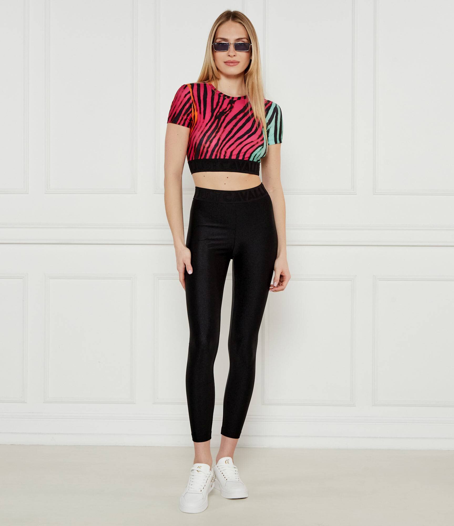 Just Cavalli Bluză | Cropped Fit