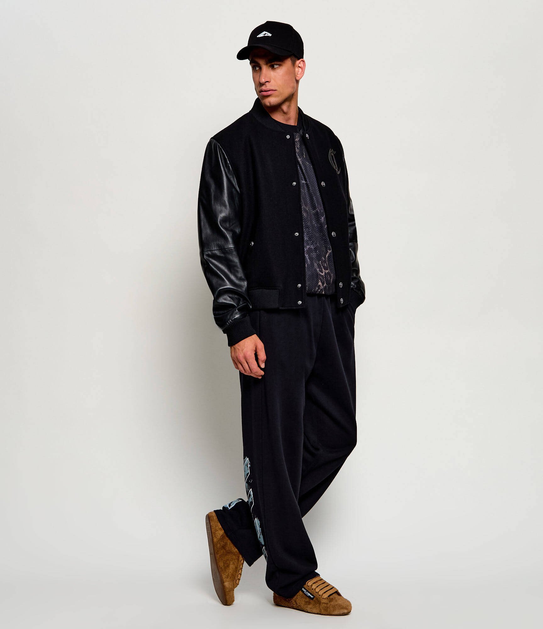 Just Cavalli De lână geacă bomber | regular fit cu adaos de piele