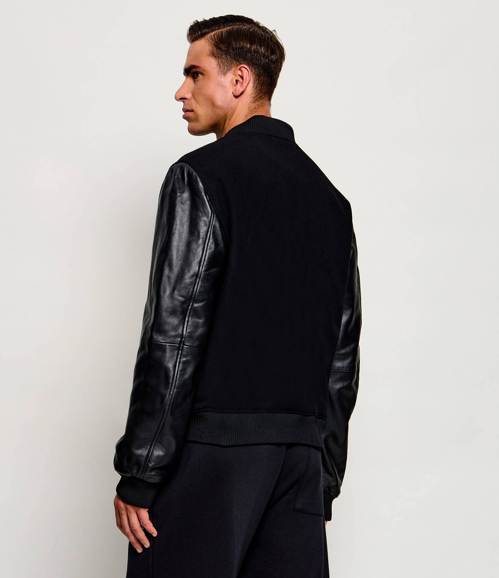 Just Cavalli De lână geacă bomber | regular fit cu adaos de piele