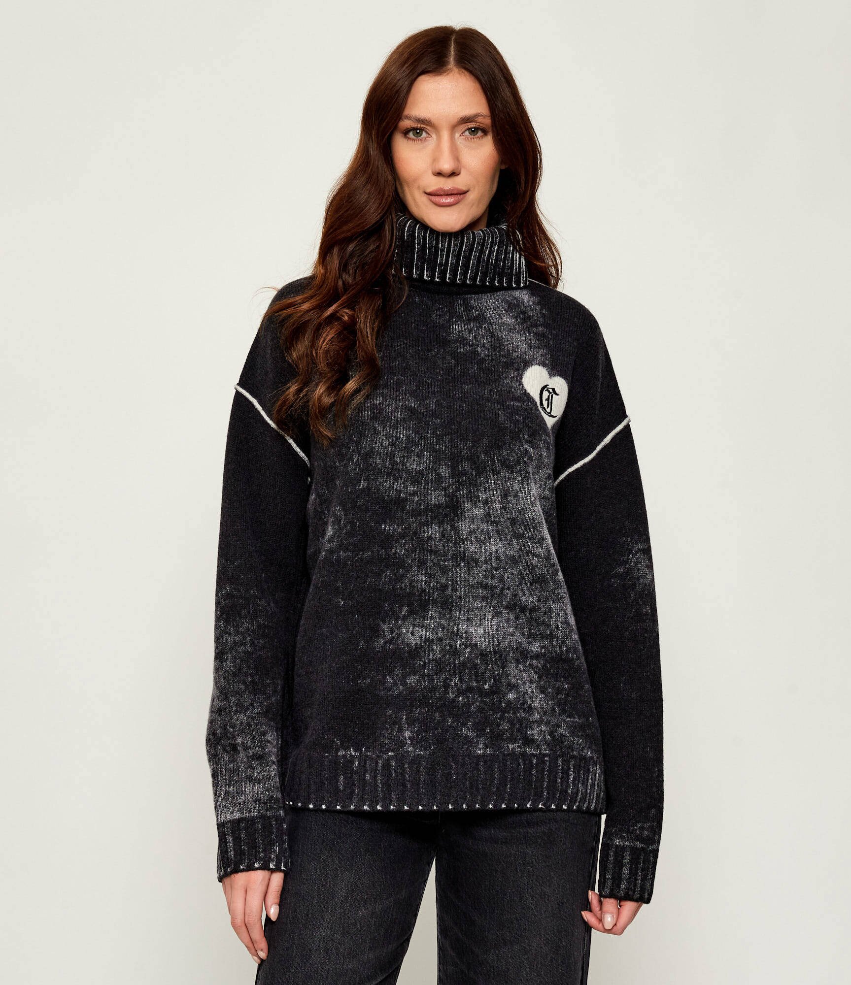 Just Cavalli De lână maletă Reserve print | Oversize fit