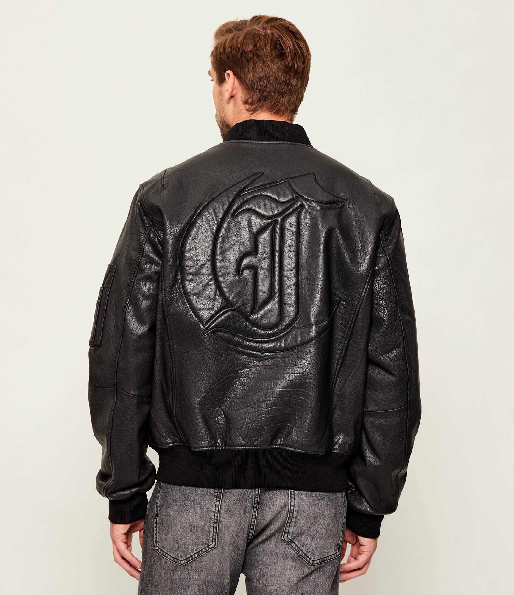 Just Cavalli Geacă de piele bomber | regular fit