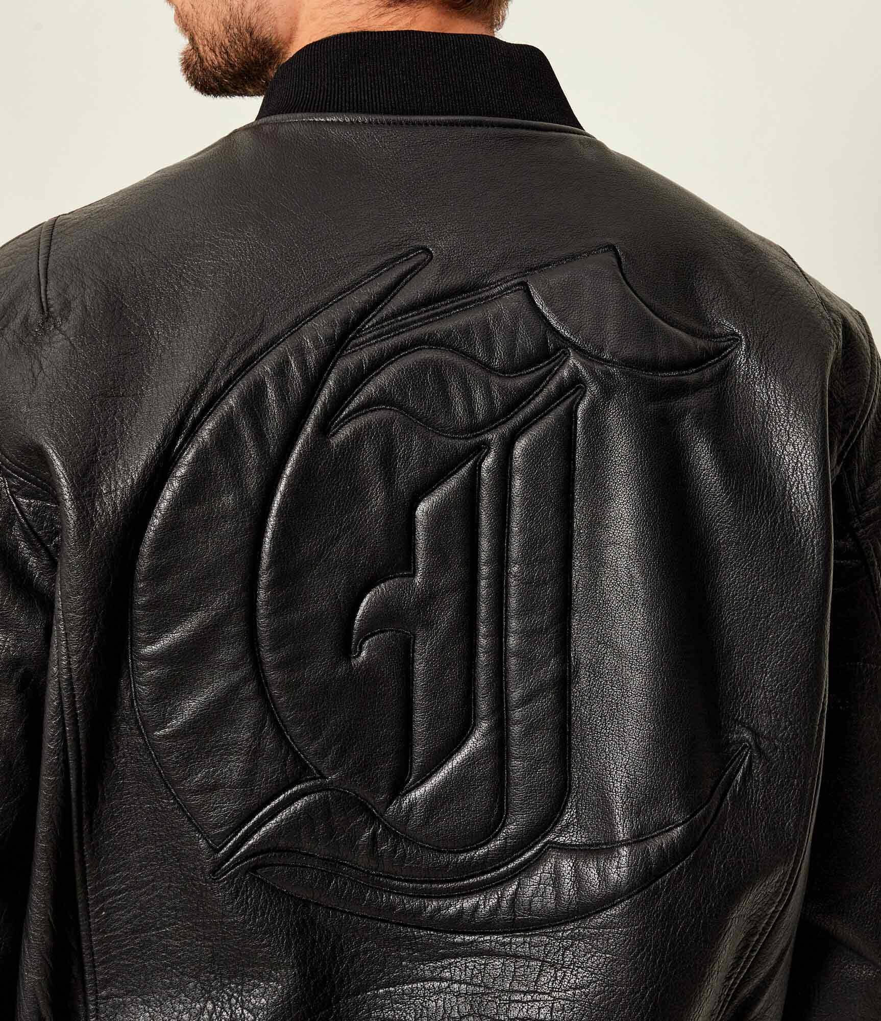 Just Cavalli Geacă de piele bomber | regular fit
