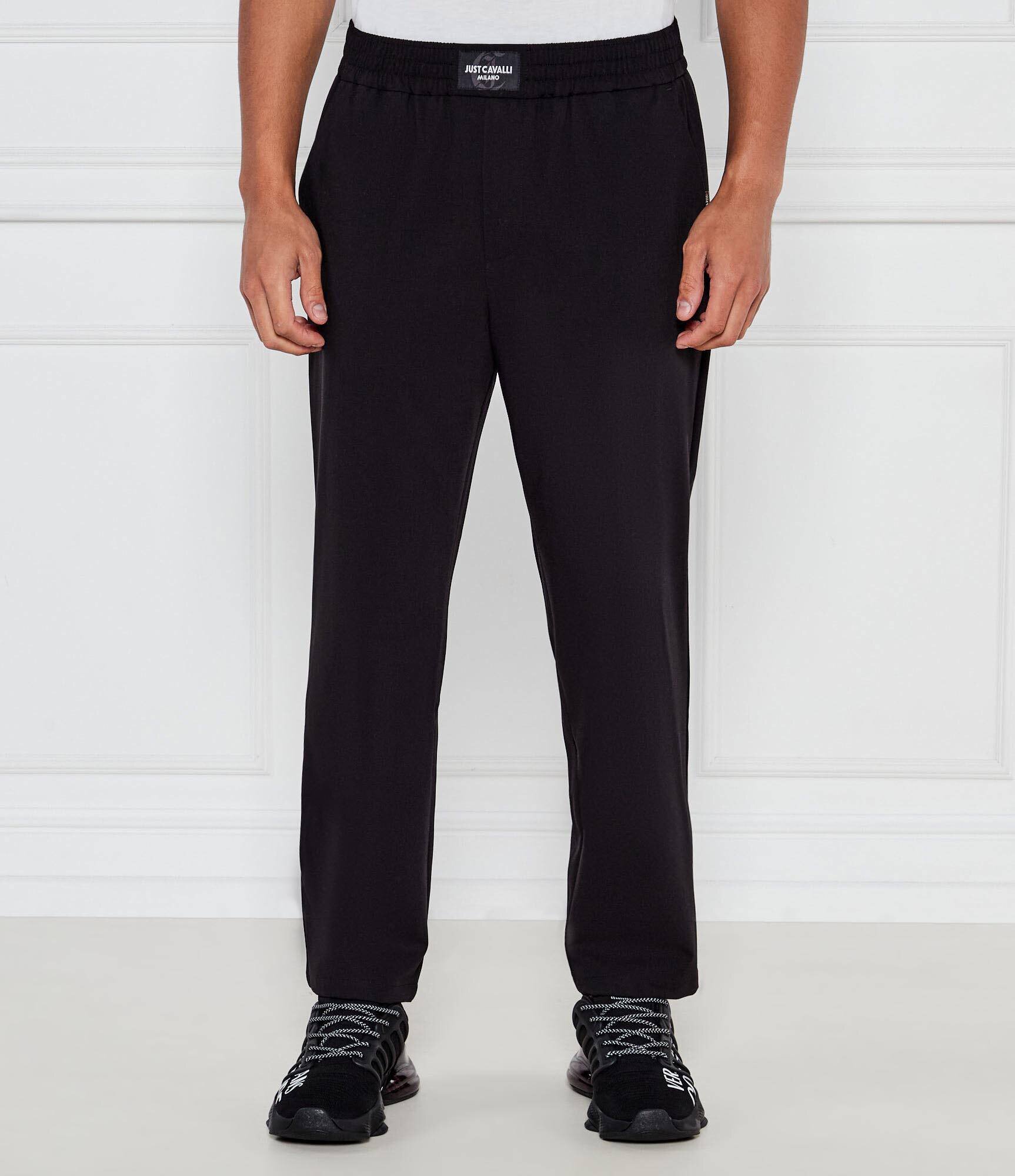 Just Cavalli Pantaloni de trening CORMORANO | Regular Fit cu adaos de lână