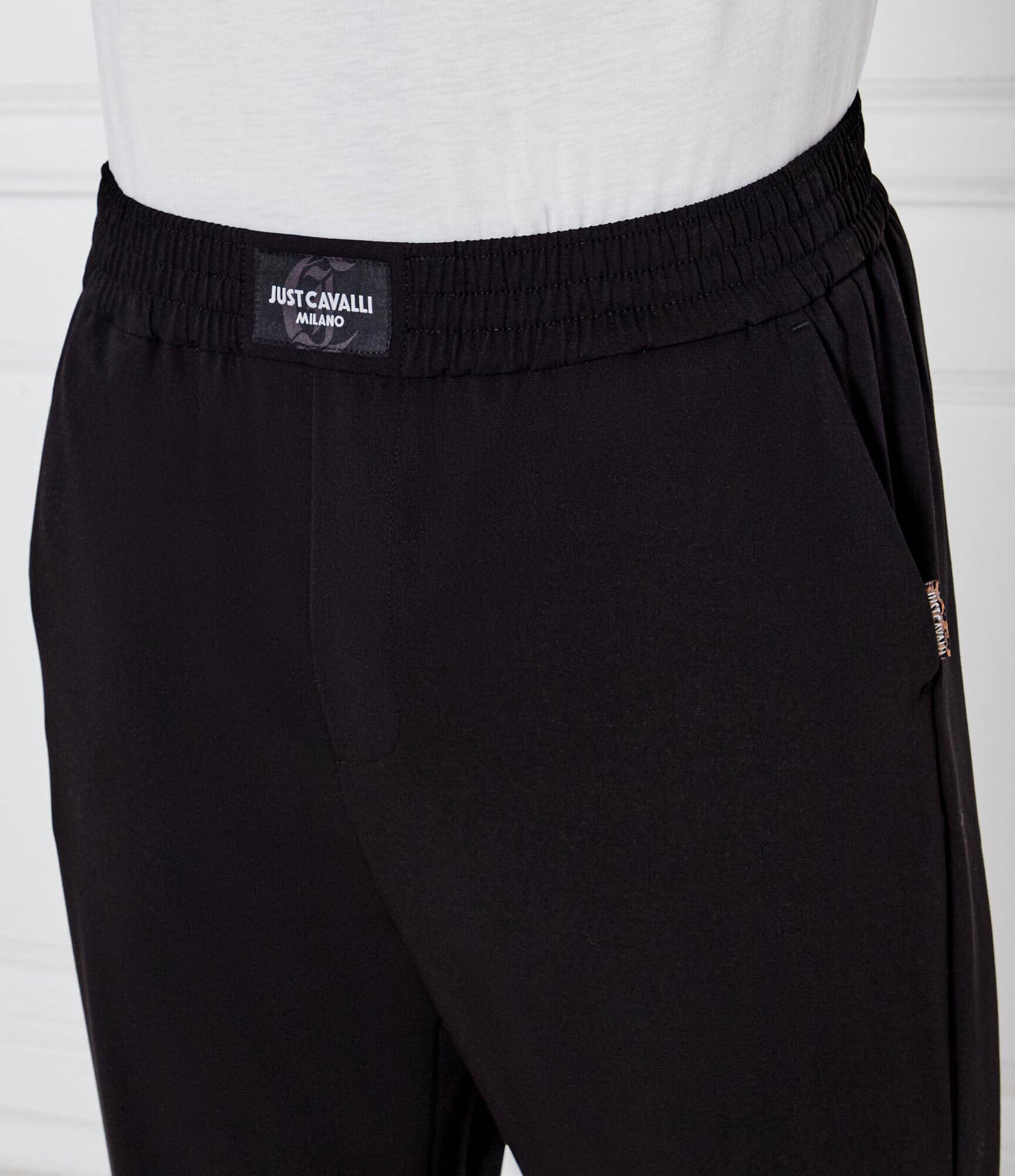 Just Cavalli Pantaloni de trening CORMORANO | Regular Fit cu adaos de lână
