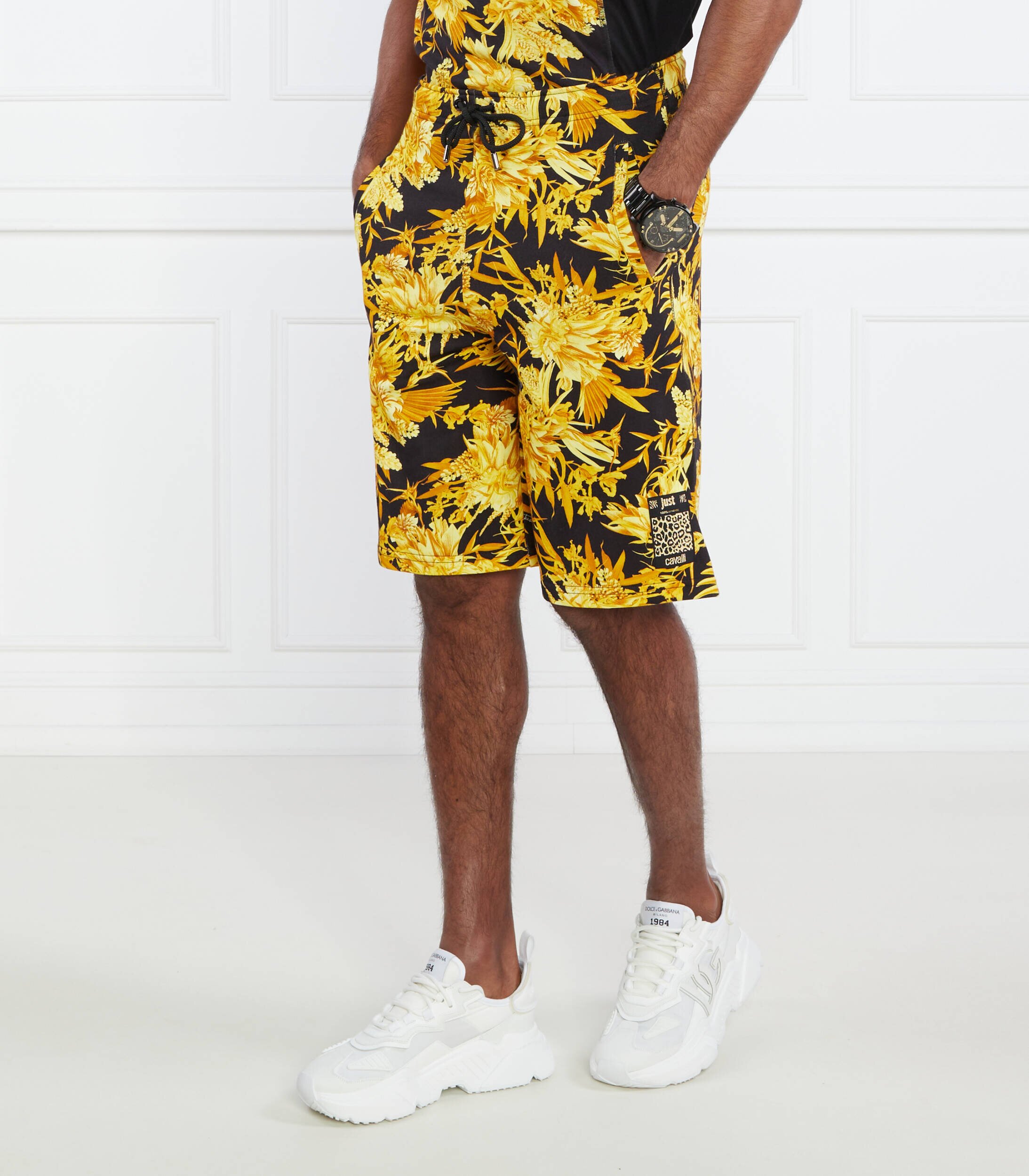 Just Cavalli Pantaloni scurți BIS FLOWER | Regular Fit