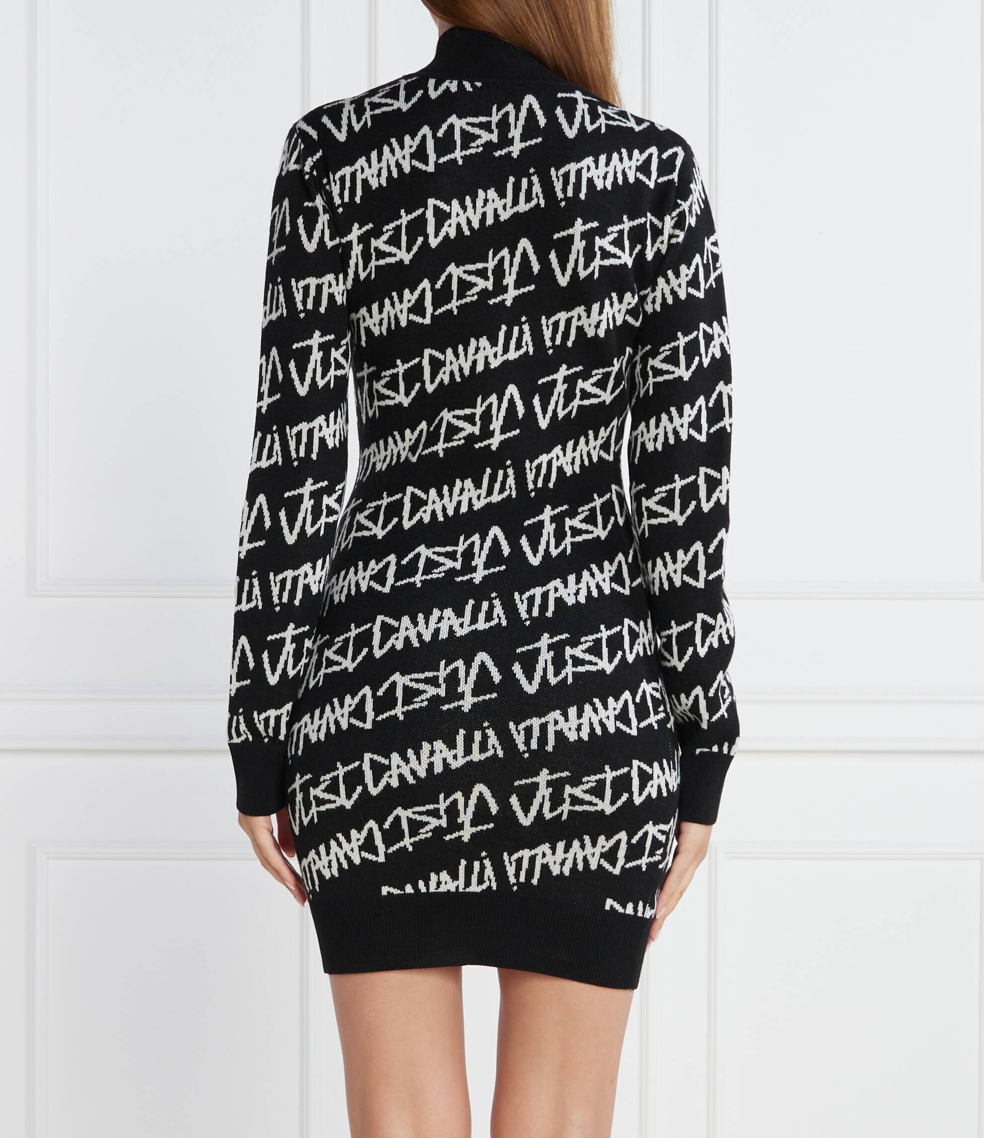 Just Cavalli Rochie cu adaos de lână