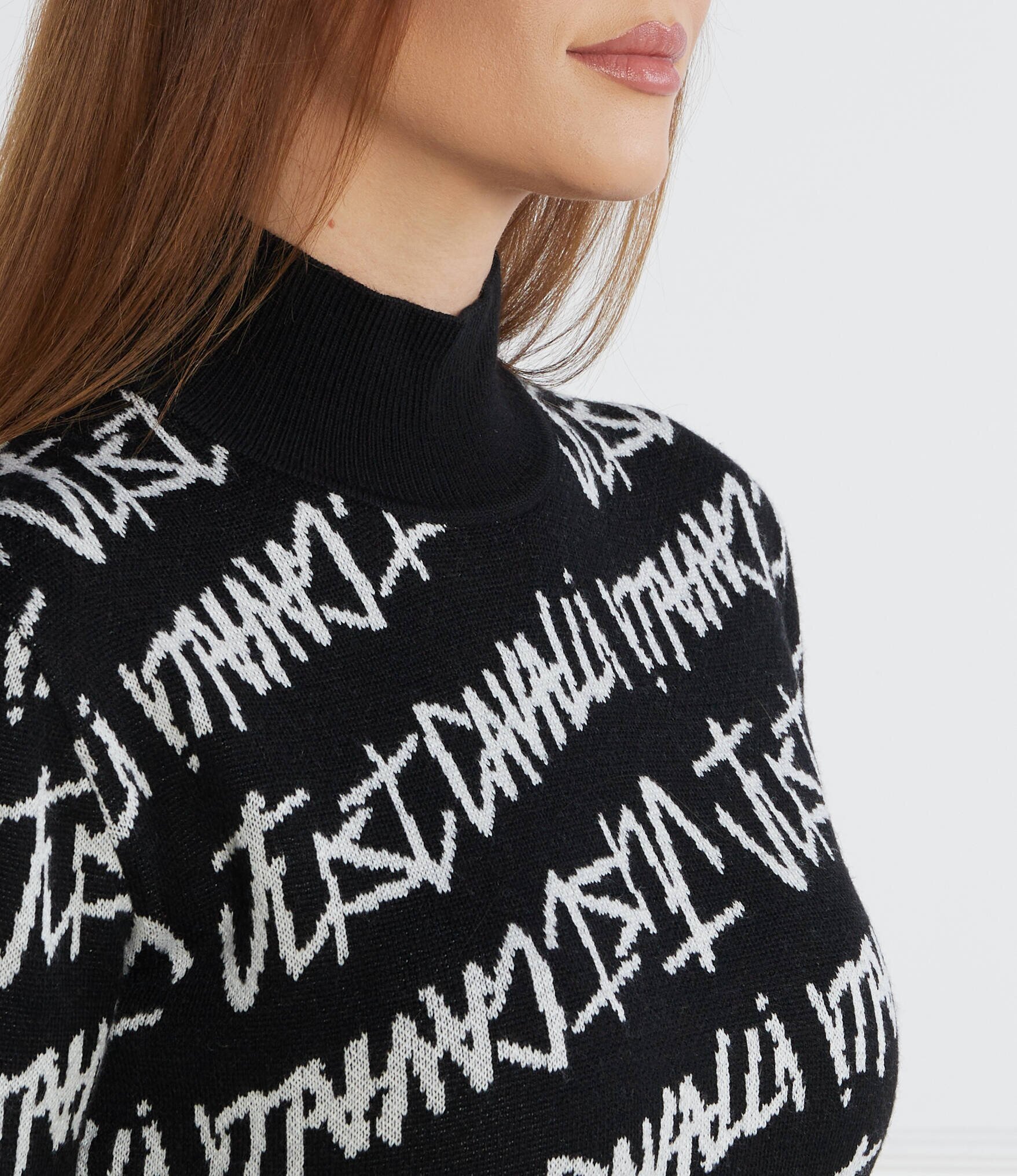 Just Cavalli Rochie cu adaos de lână