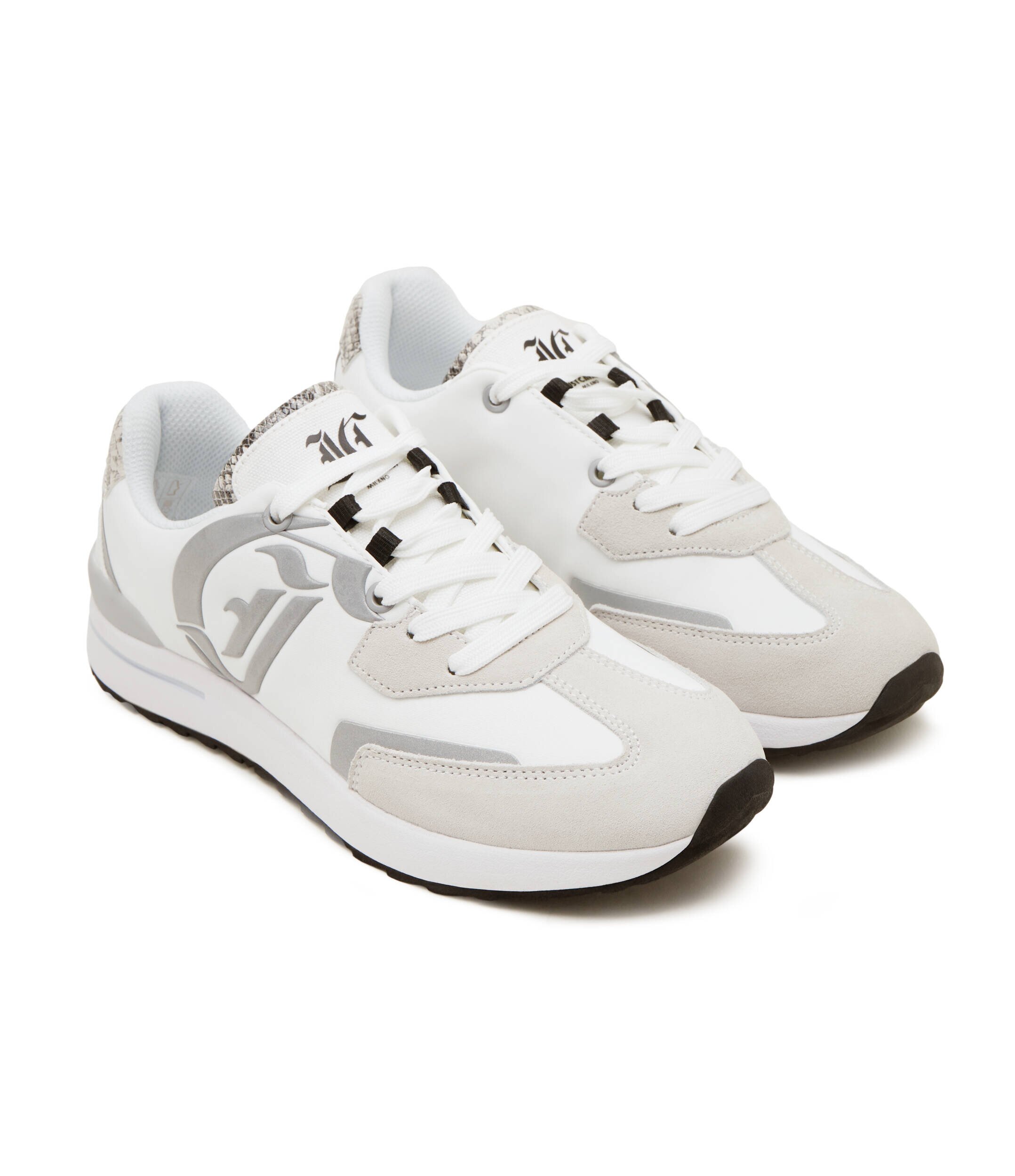 Just Cavalli Sneakers cu adaos de piele