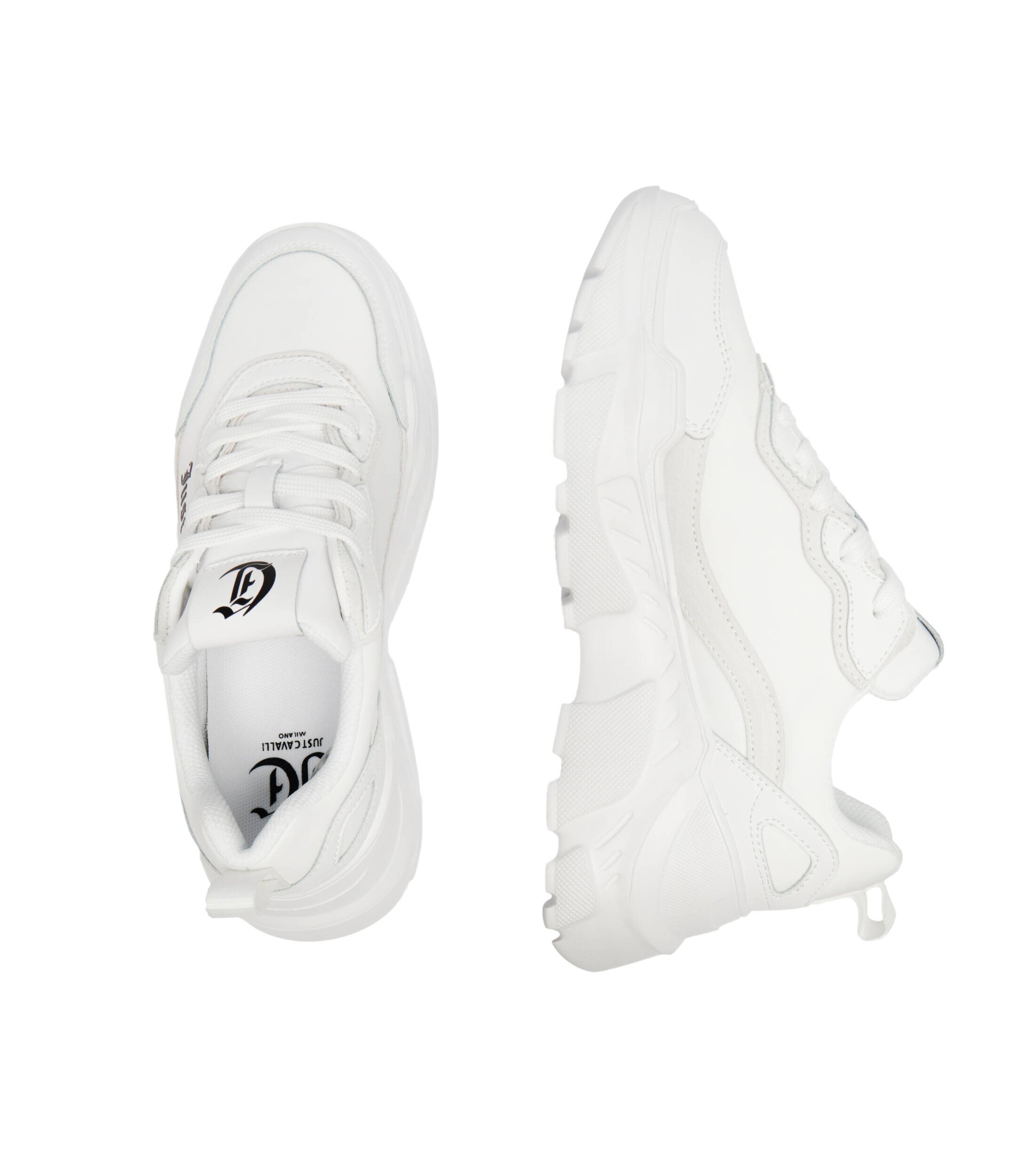 Just Cavalli Sneakers Fondo Casper cu adaos de piele