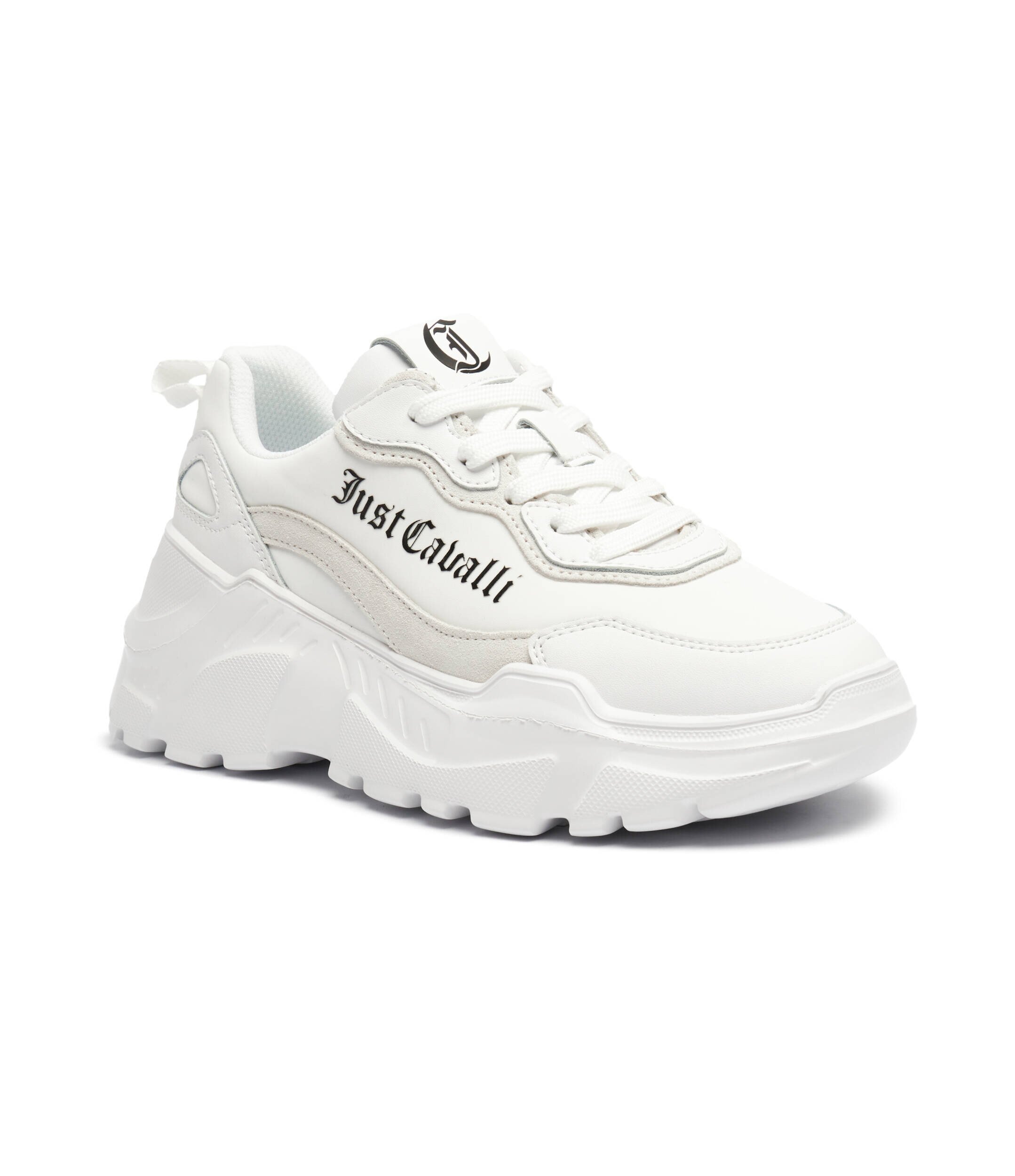 Just Cavalli Sneakers Fondo Casper cu adaos de piele