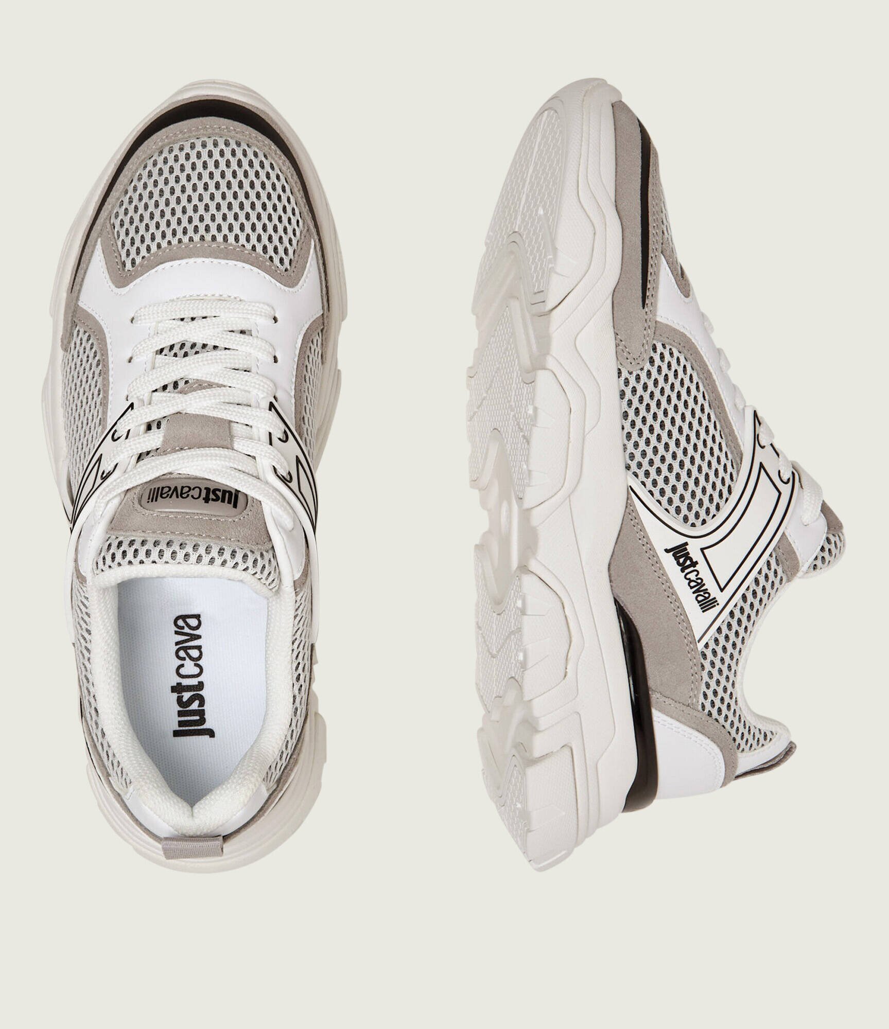 Just Cavalli Sneakers FONDO LIUK DIS. C02 | piele întoarsă