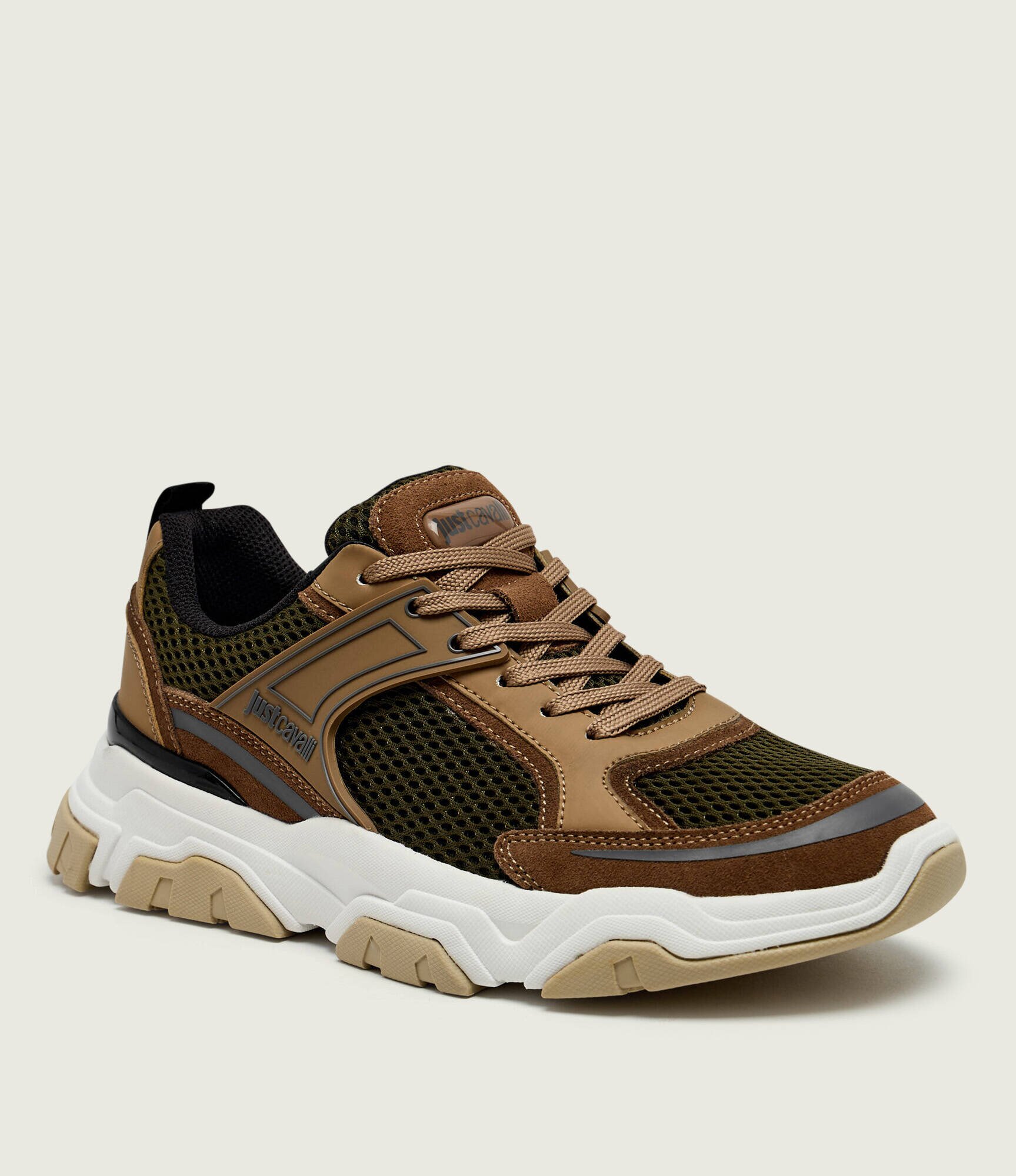 Just Cavalli Sneakers FONDO LIUK DIS. C02 | piele întoarsă