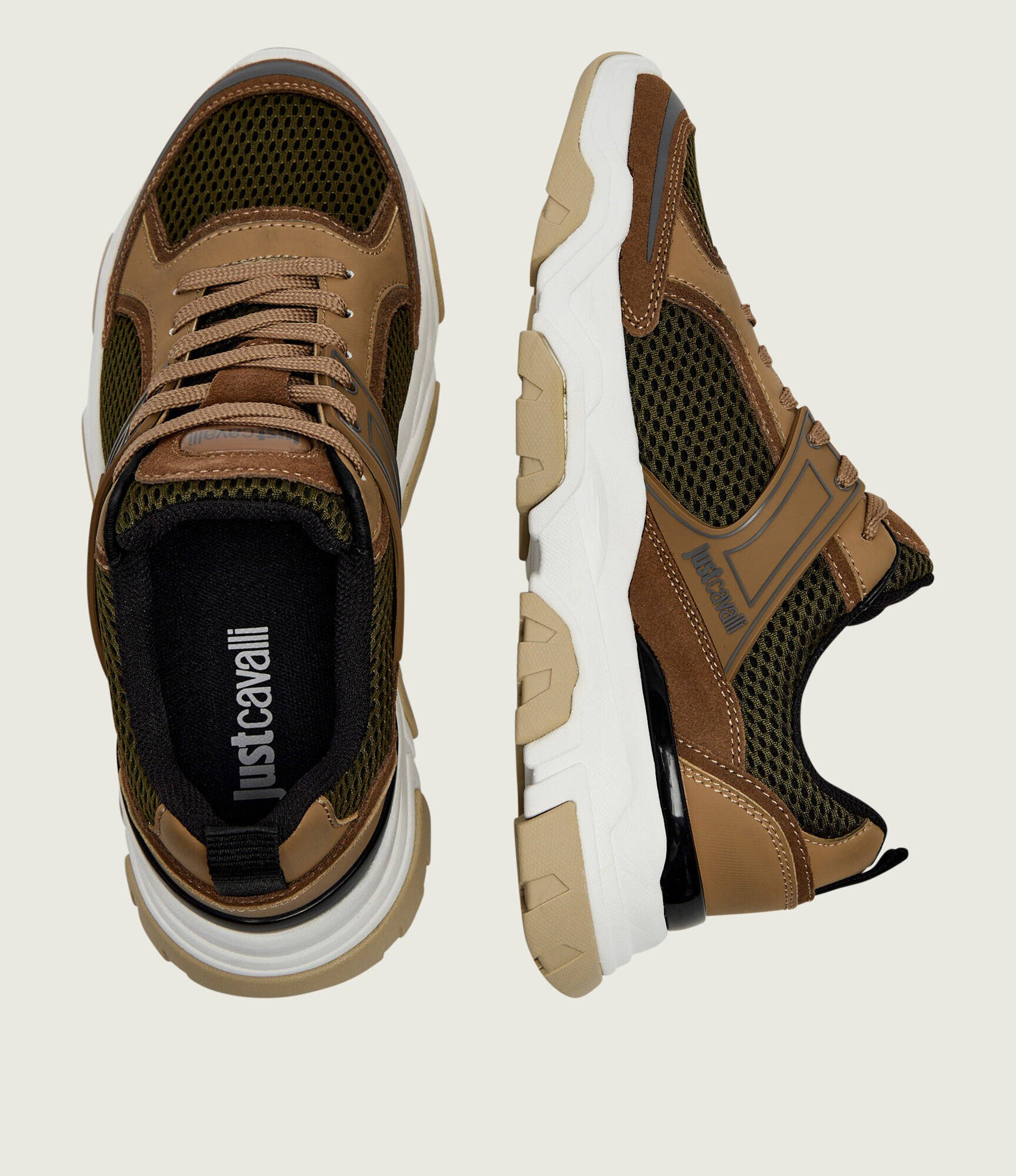Just Cavalli Sneakers FONDO LIUK DIS. C02 | piele întoarsă