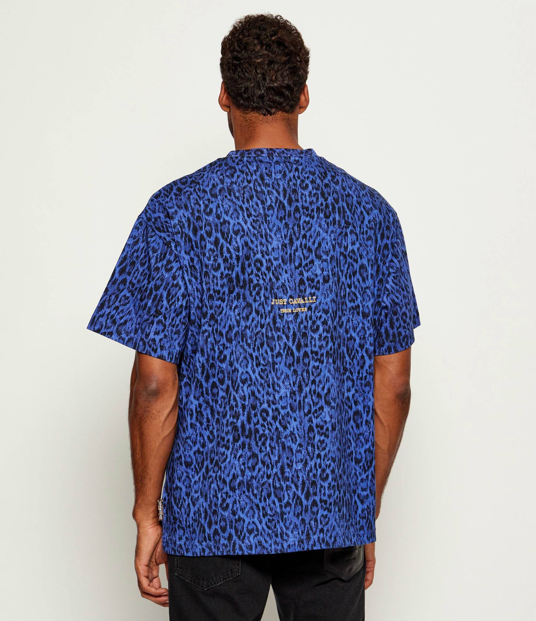 Just Cavalli Tricou Leo carpet stitch | Oversize fit