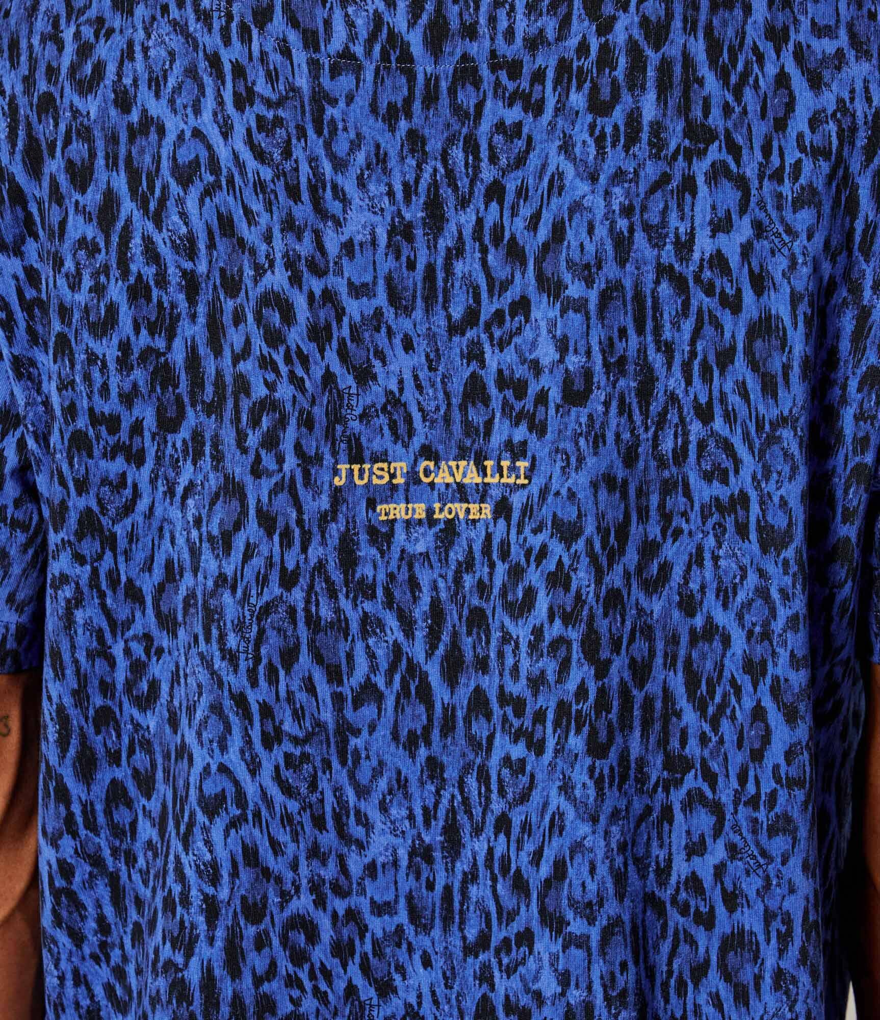 Just Cavalli Tricou Leo carpet stitch | Oversize fit