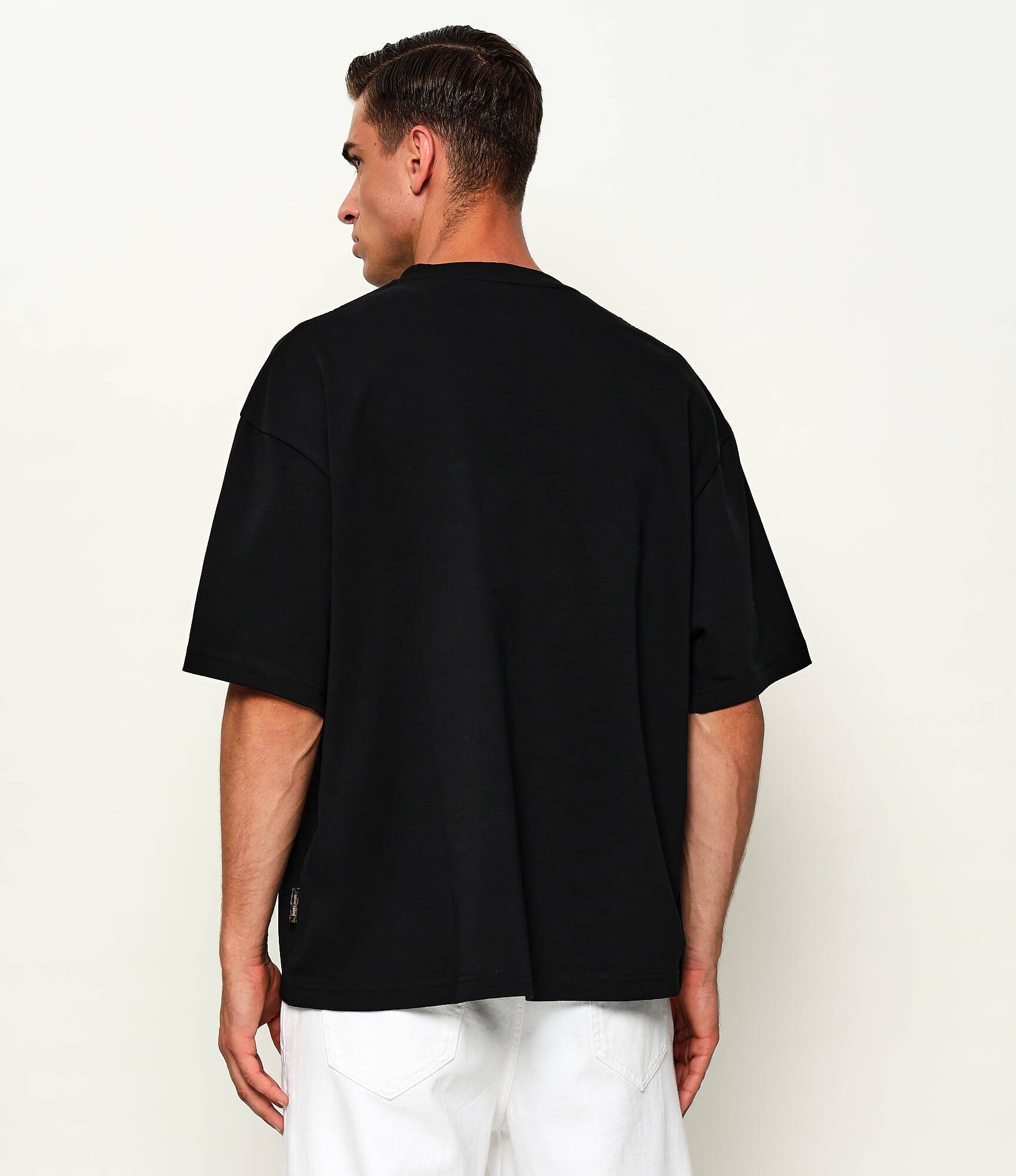 Just Cavalli Tricou Rhinestone Panther | Loose fit