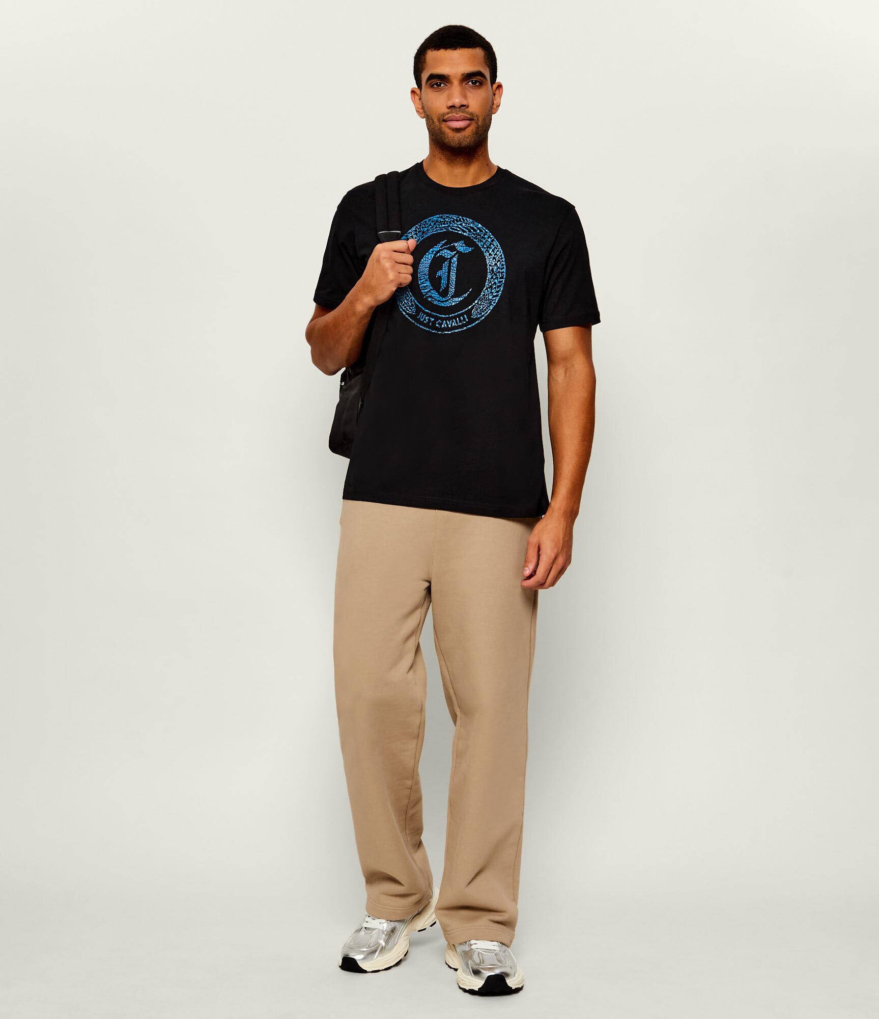 Just Cavalli Tricou Snake Round | regular fit
