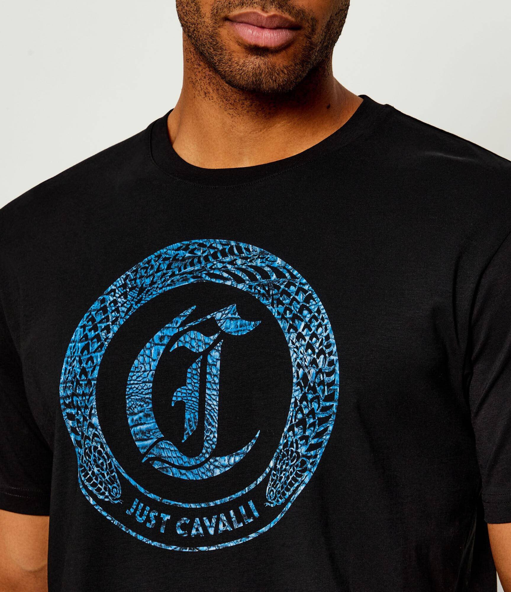 Just Cavalli Tricou Snake Round | regular fit