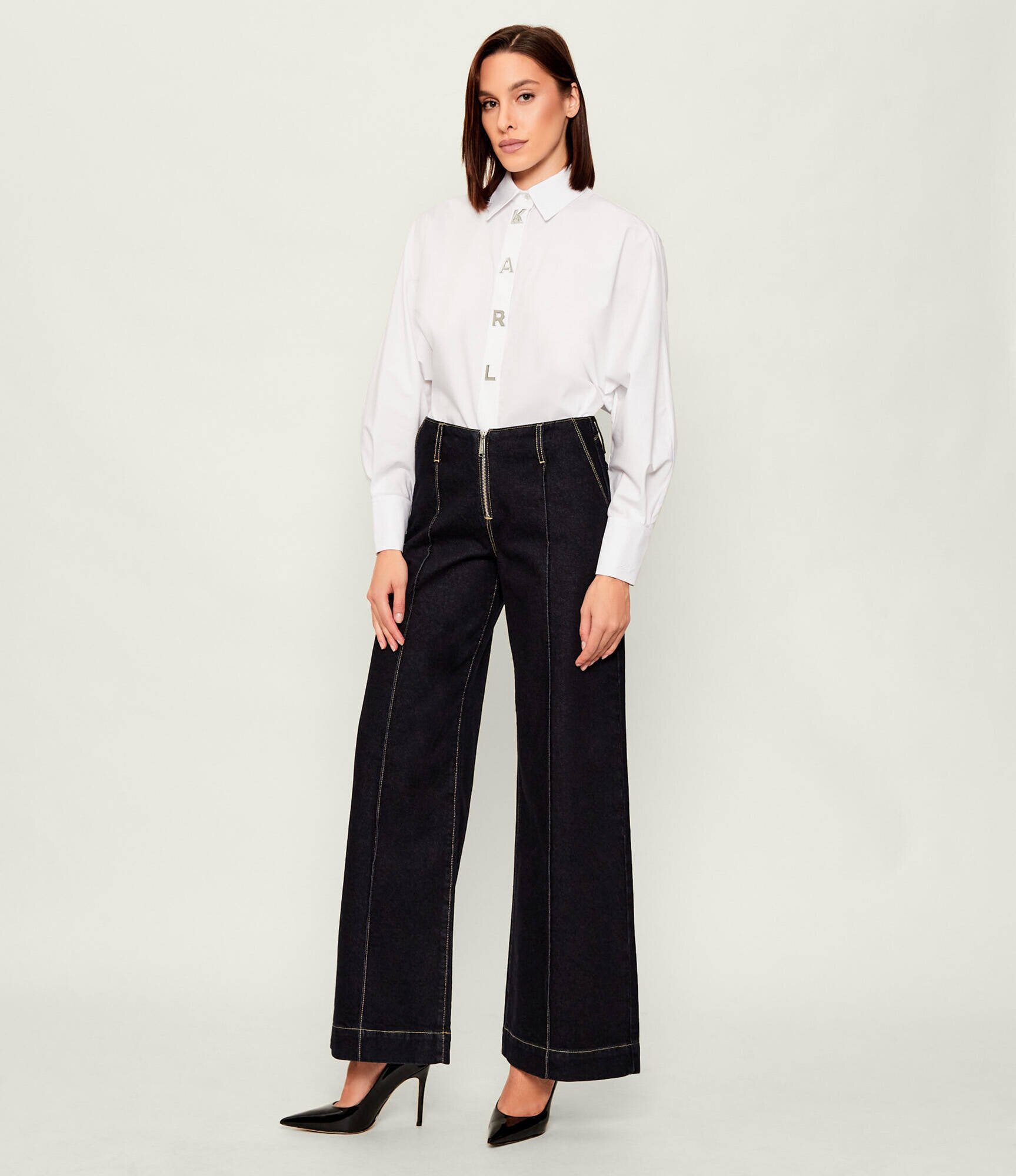 Karl Lagerfeld Blugi ikon patch | Relaxed fit