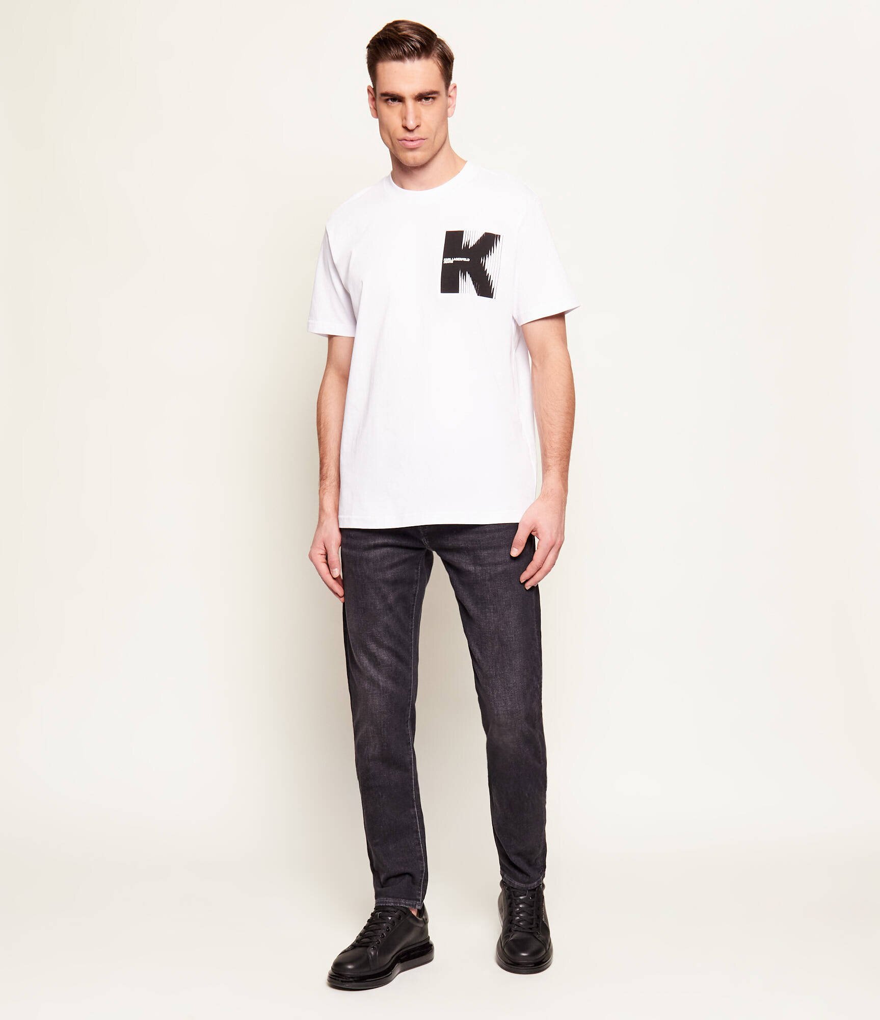 Karl Lagerfeld Blugi JORDAN | Tapered fit | mid waist