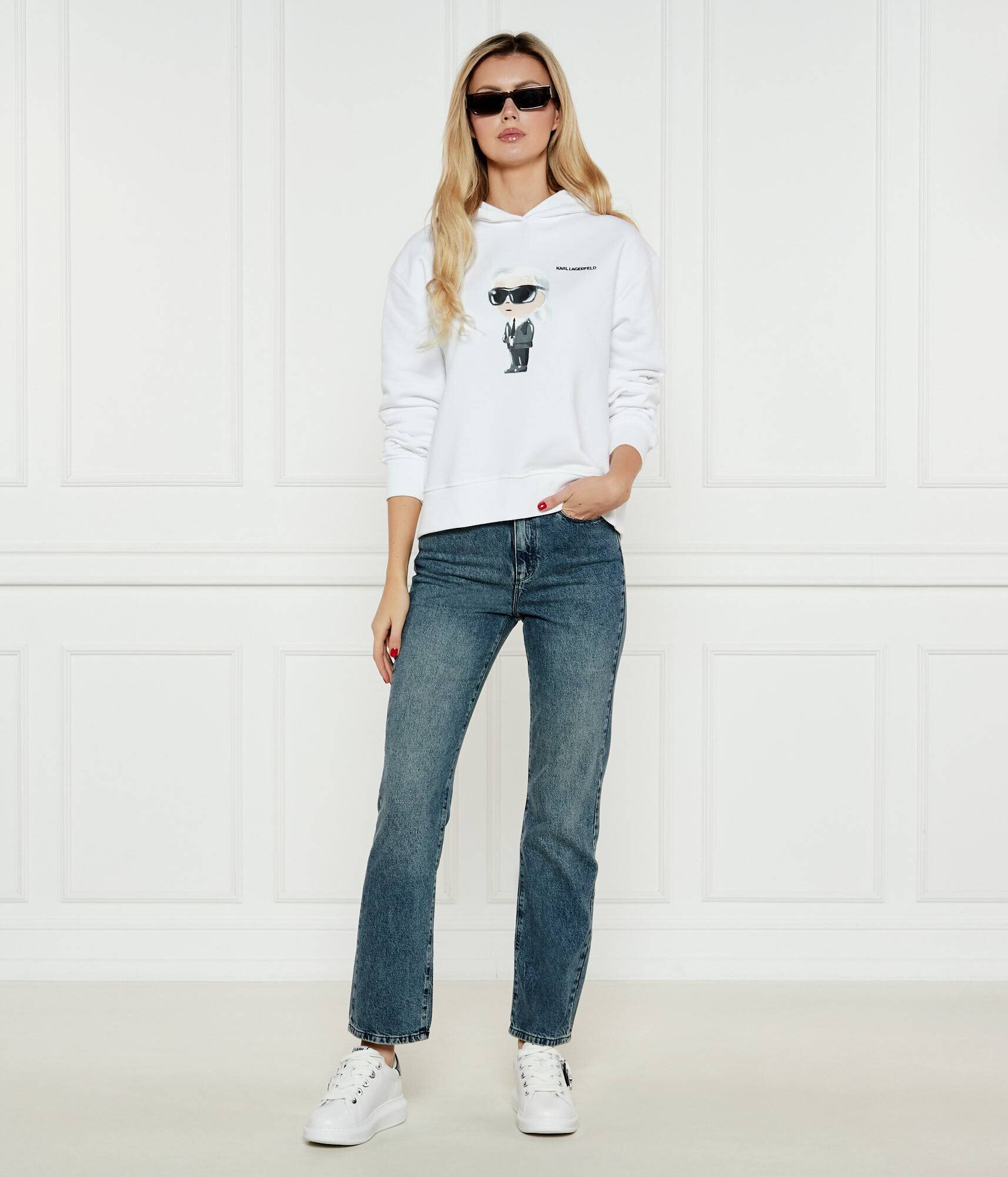 Karl Lagerfeld Blugi | Straight fit | high rise