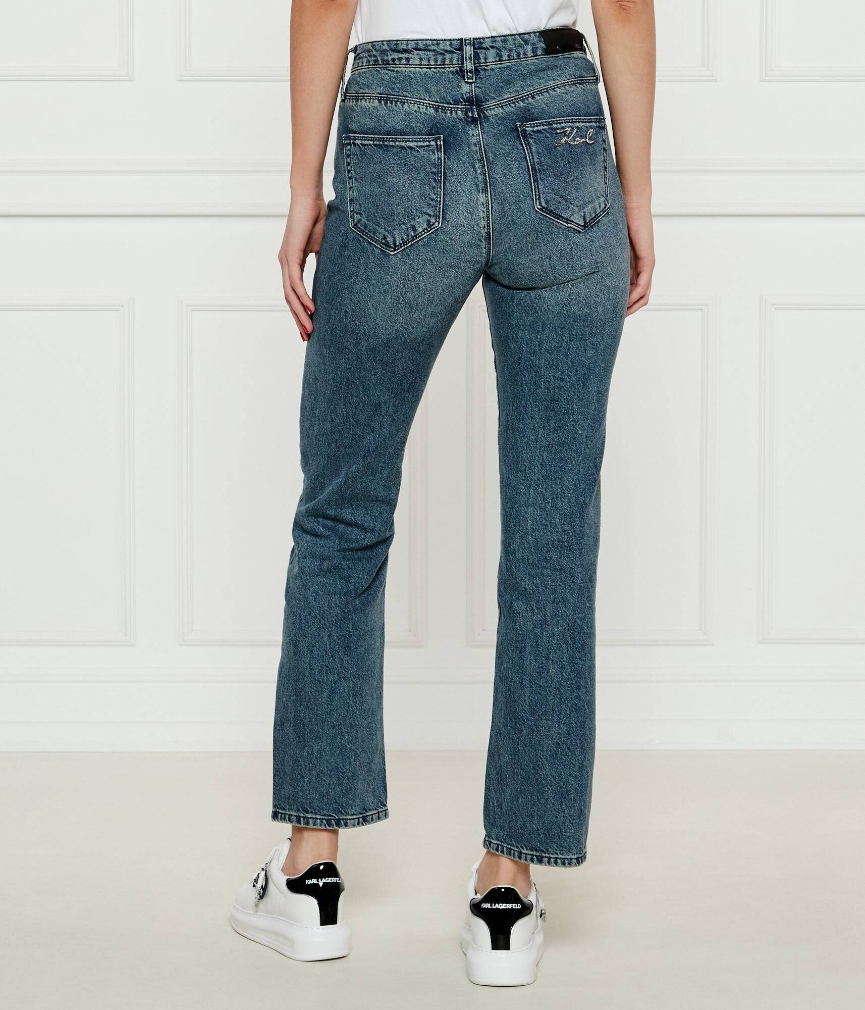 Karl Lagerfeld Blugi | Straight fit | high rise