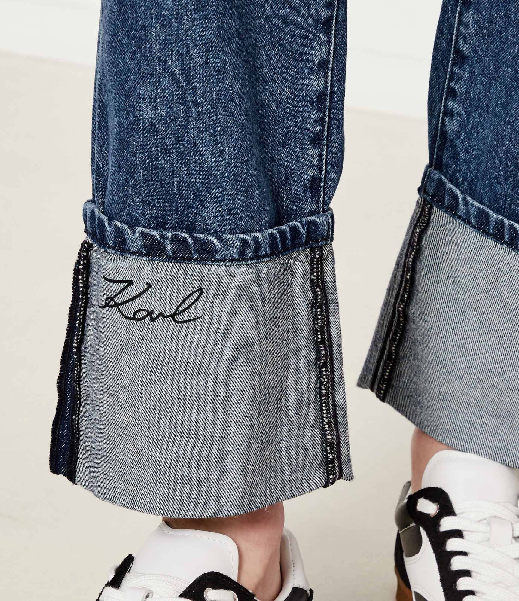 Karl Lagerfeld Blugi | Straight fit | high waist