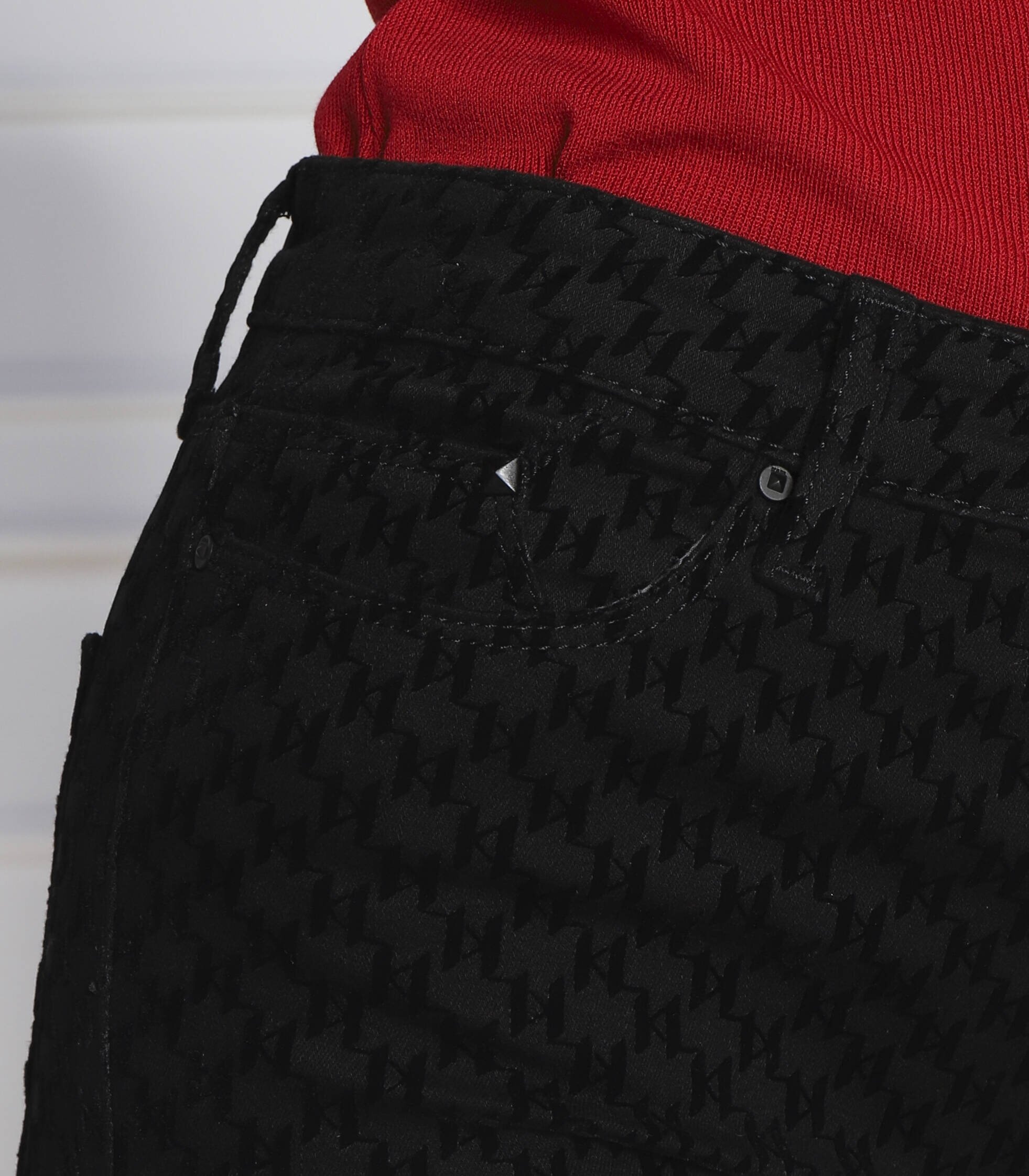 Karl Lagerfeld Blugi W/Kl Flock | Skinny fit