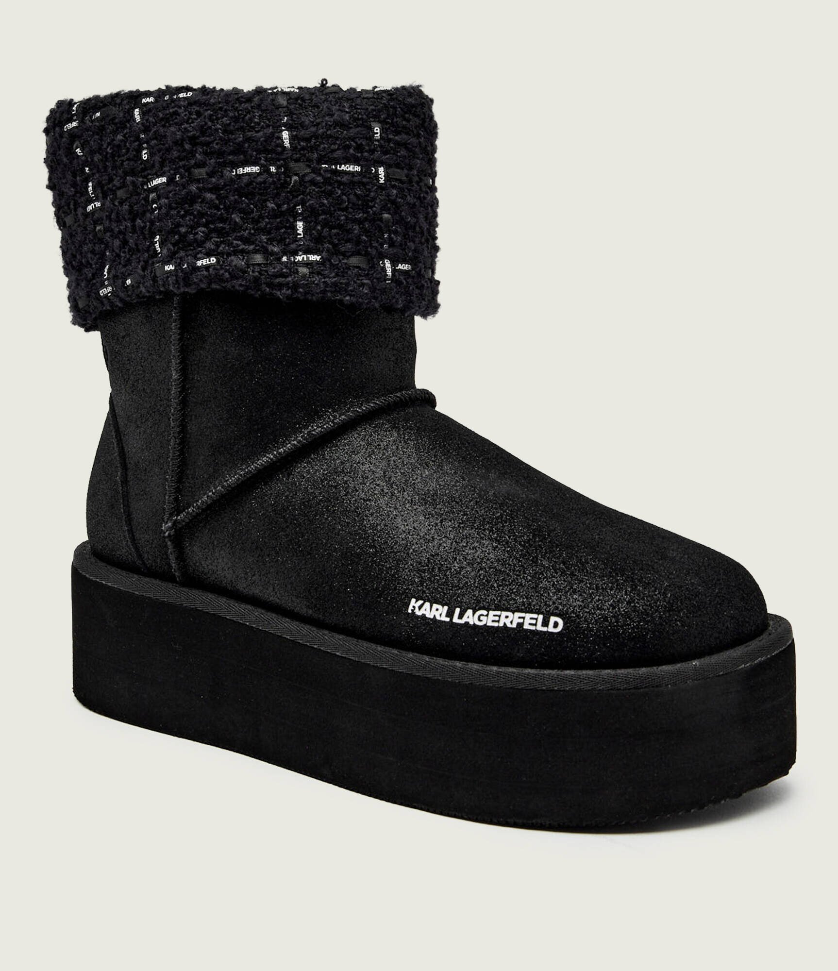 Karl Lagerfeld Bocanci THERMO | piele întoarsă