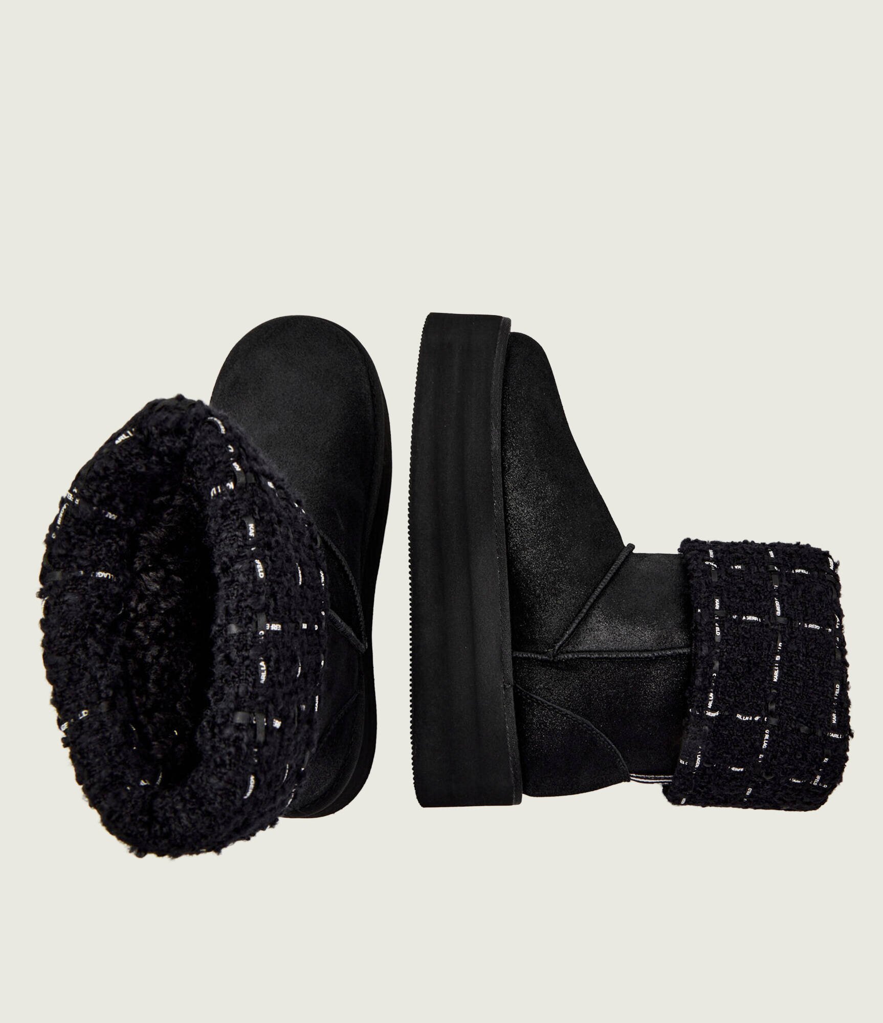Karl Lagerfeld Bocanci THERMO | piele întoarsă