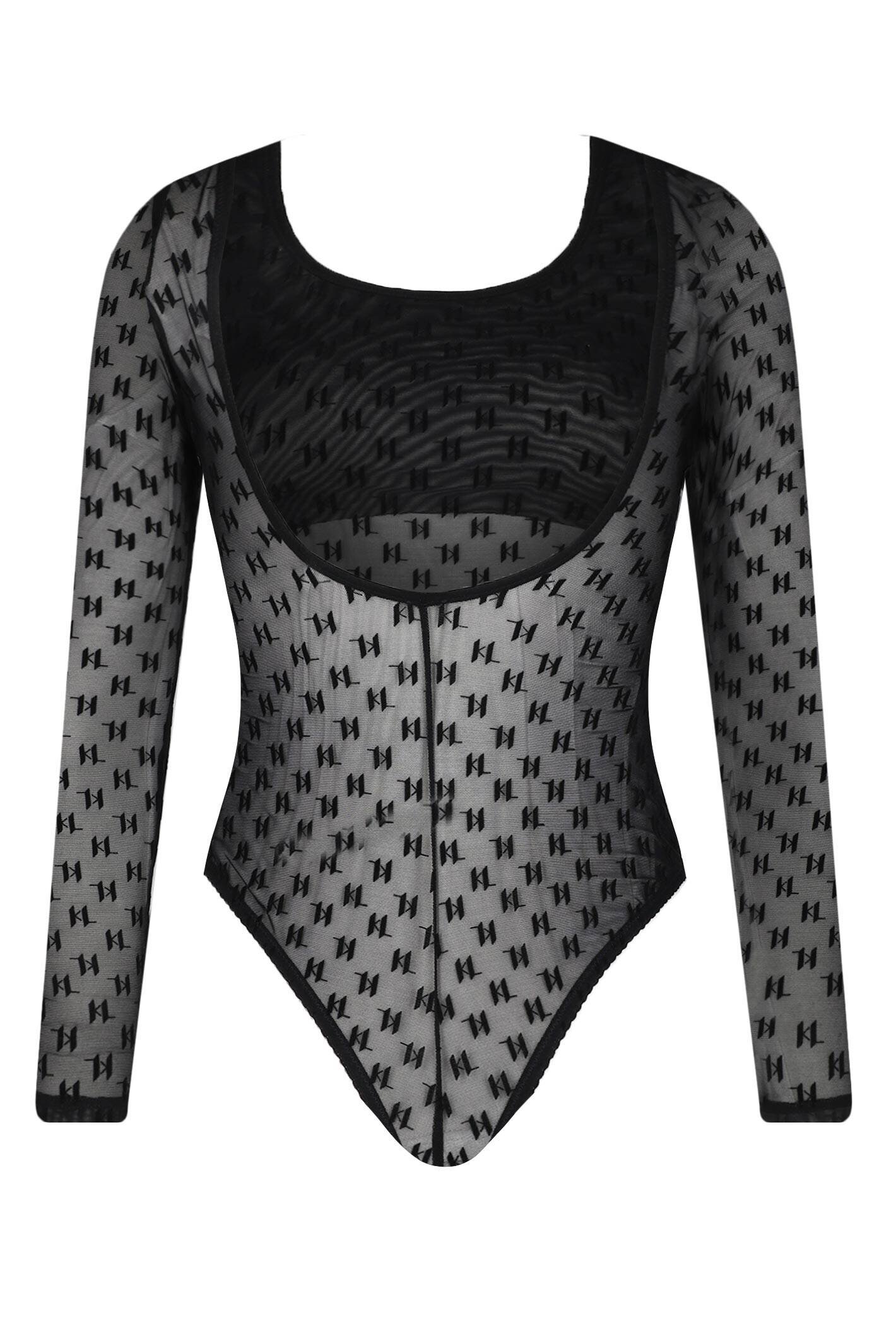 Karl Lagerfeld Body Mesh Ls | Slim Fit