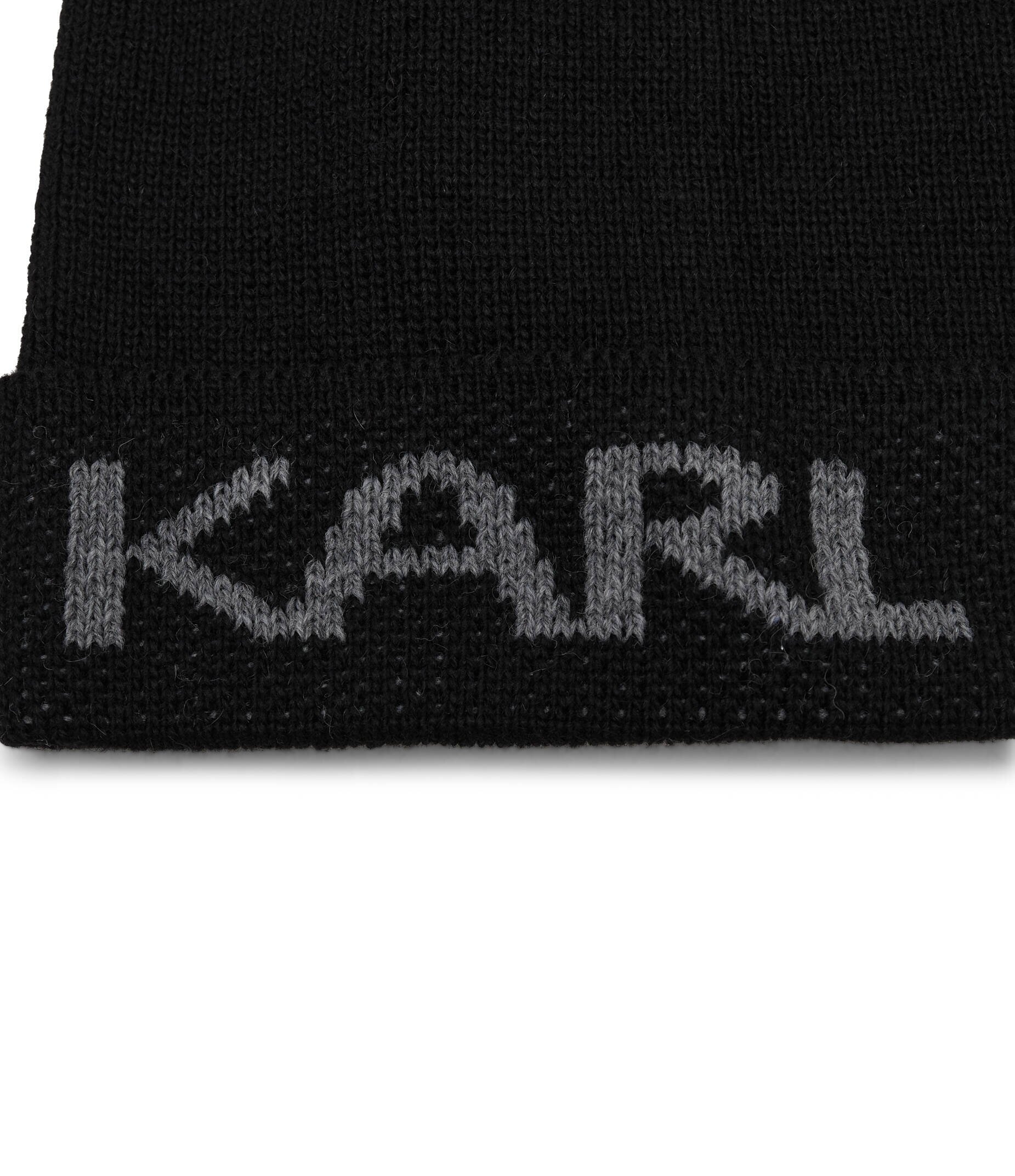 Karl Lagerfeld Căciulă BEANIE cu adaos de lână