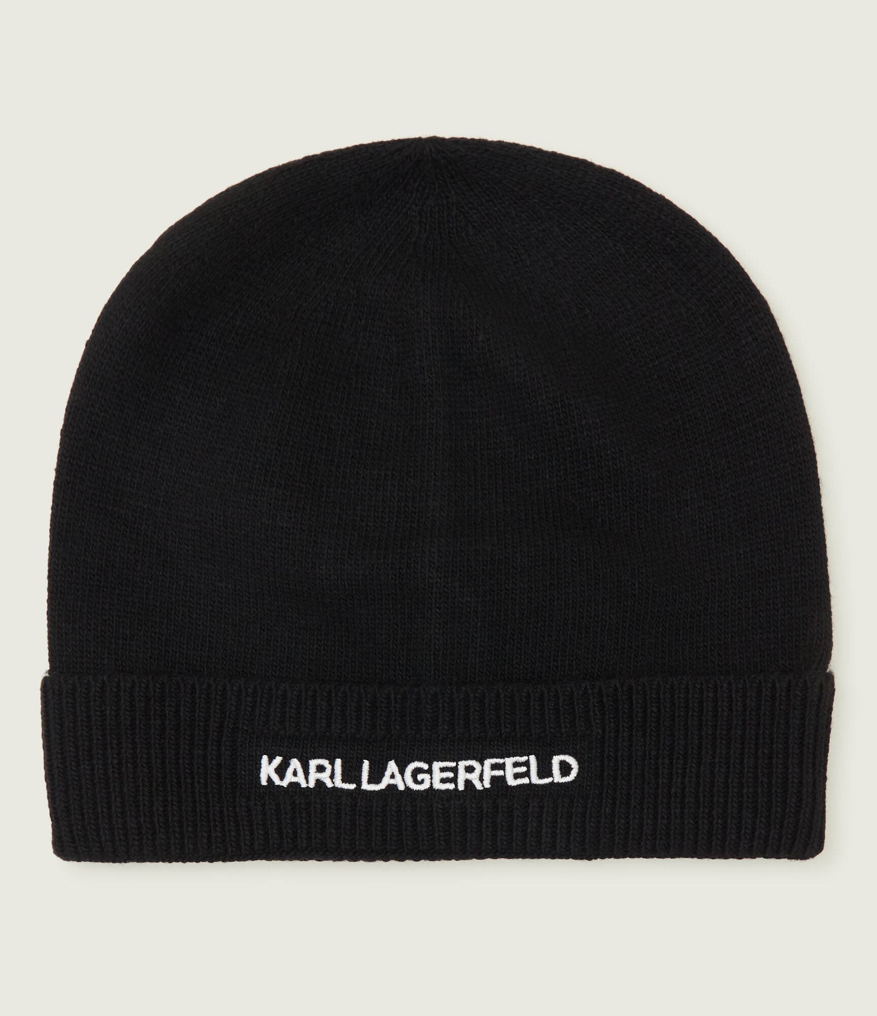 Karl Lagerfeld Căciulă k/essential beanie cu adaos de lână și cașmir