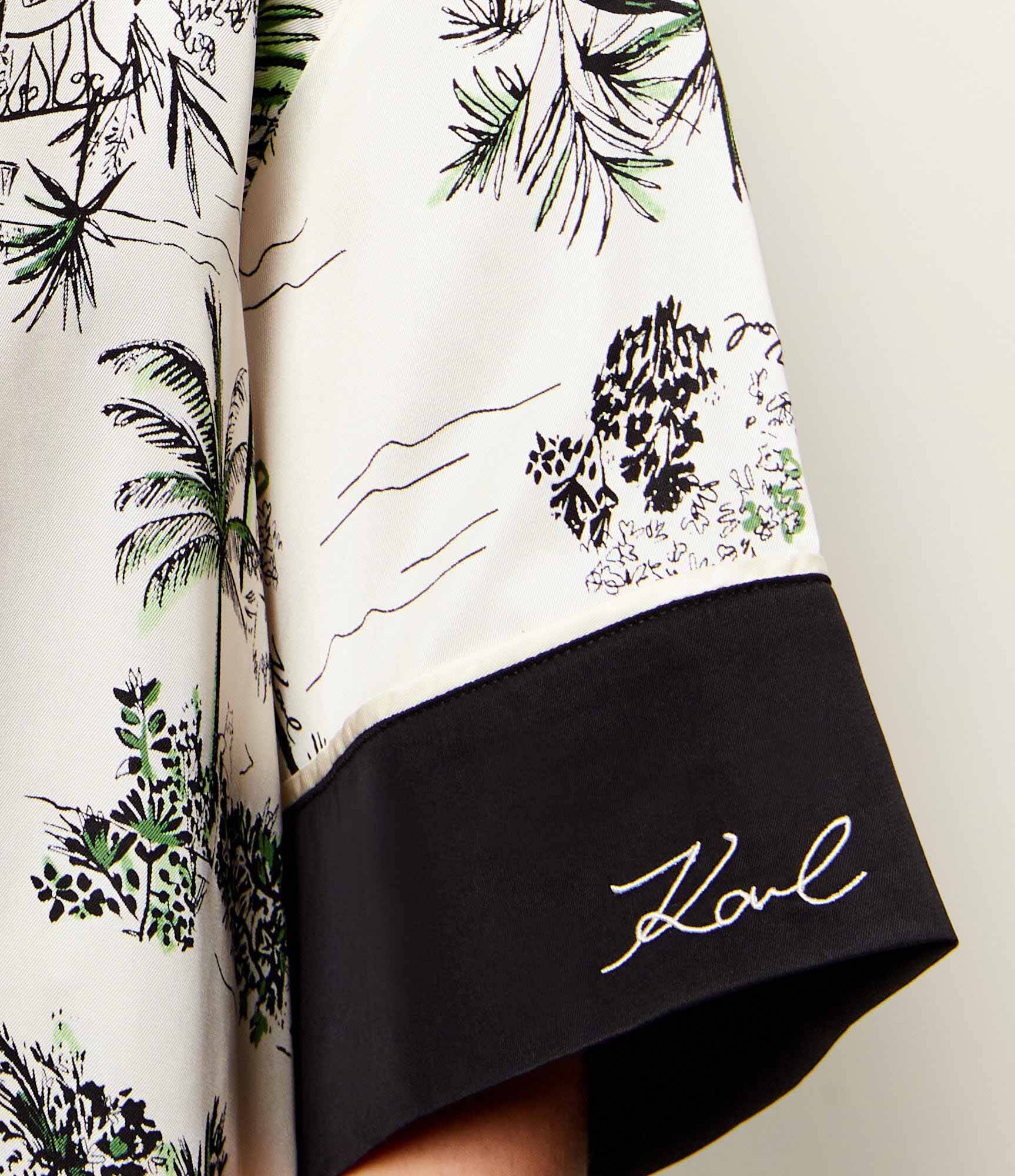 Karl Lagerfeld Cămașă Fluid | Loose fit