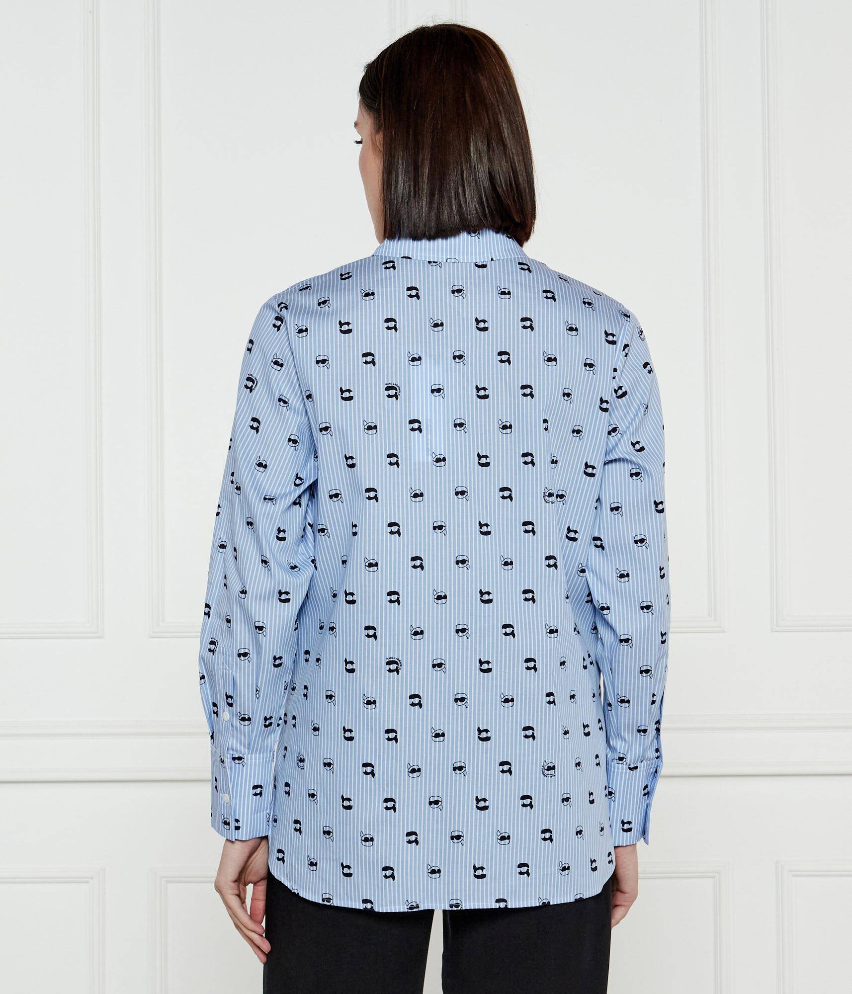 Karl Lagerfeld Cămașă IKON AOP | Loose fit