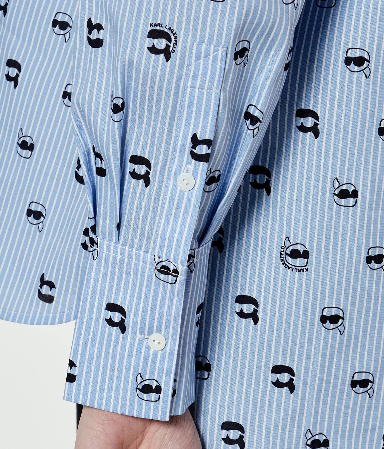 Karl Lagerfeld Cămașă IKON AOP | Loose fit