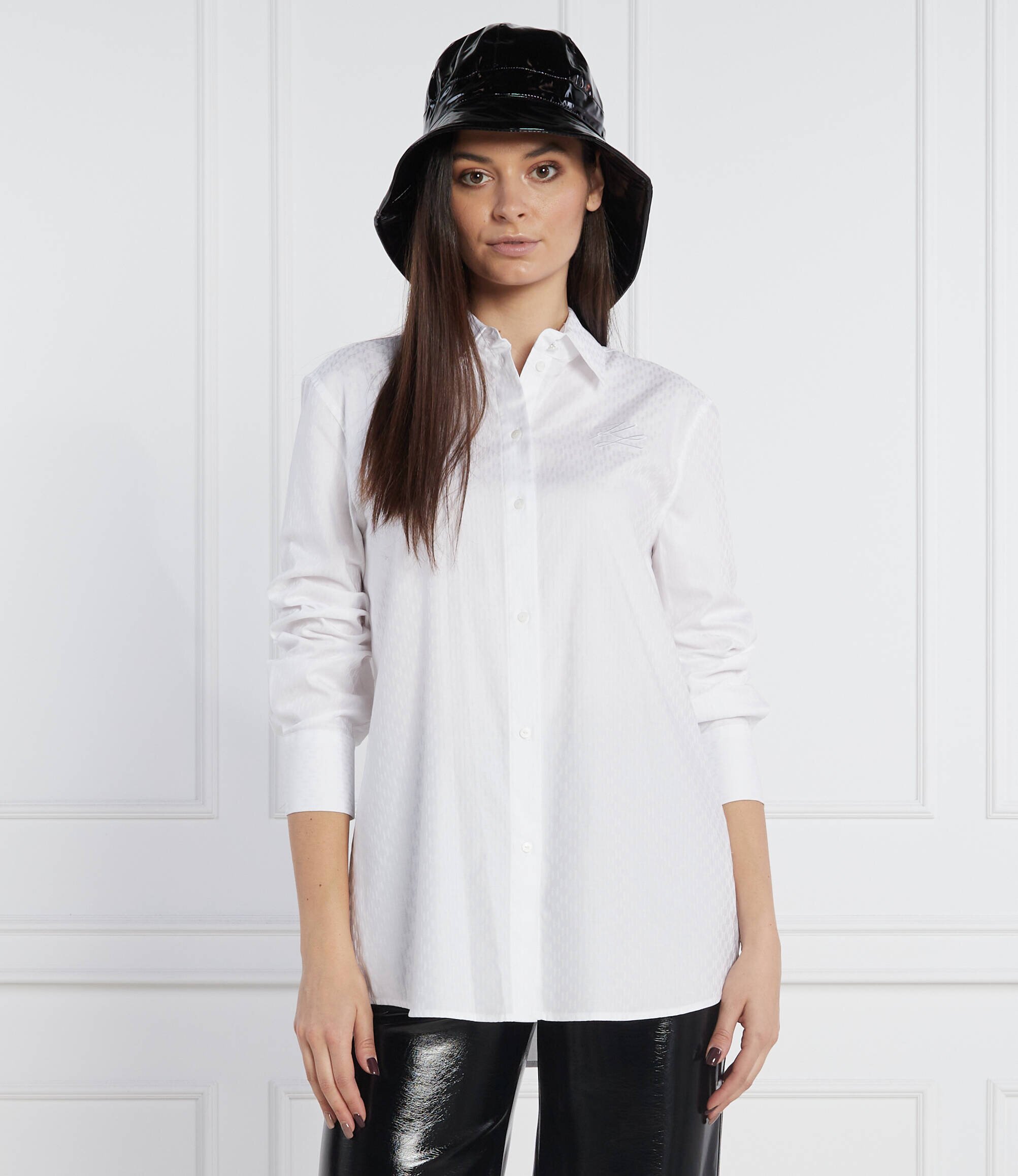 Karl Lagerfeld Cămașă Jacquard Monogram | Regular Fit