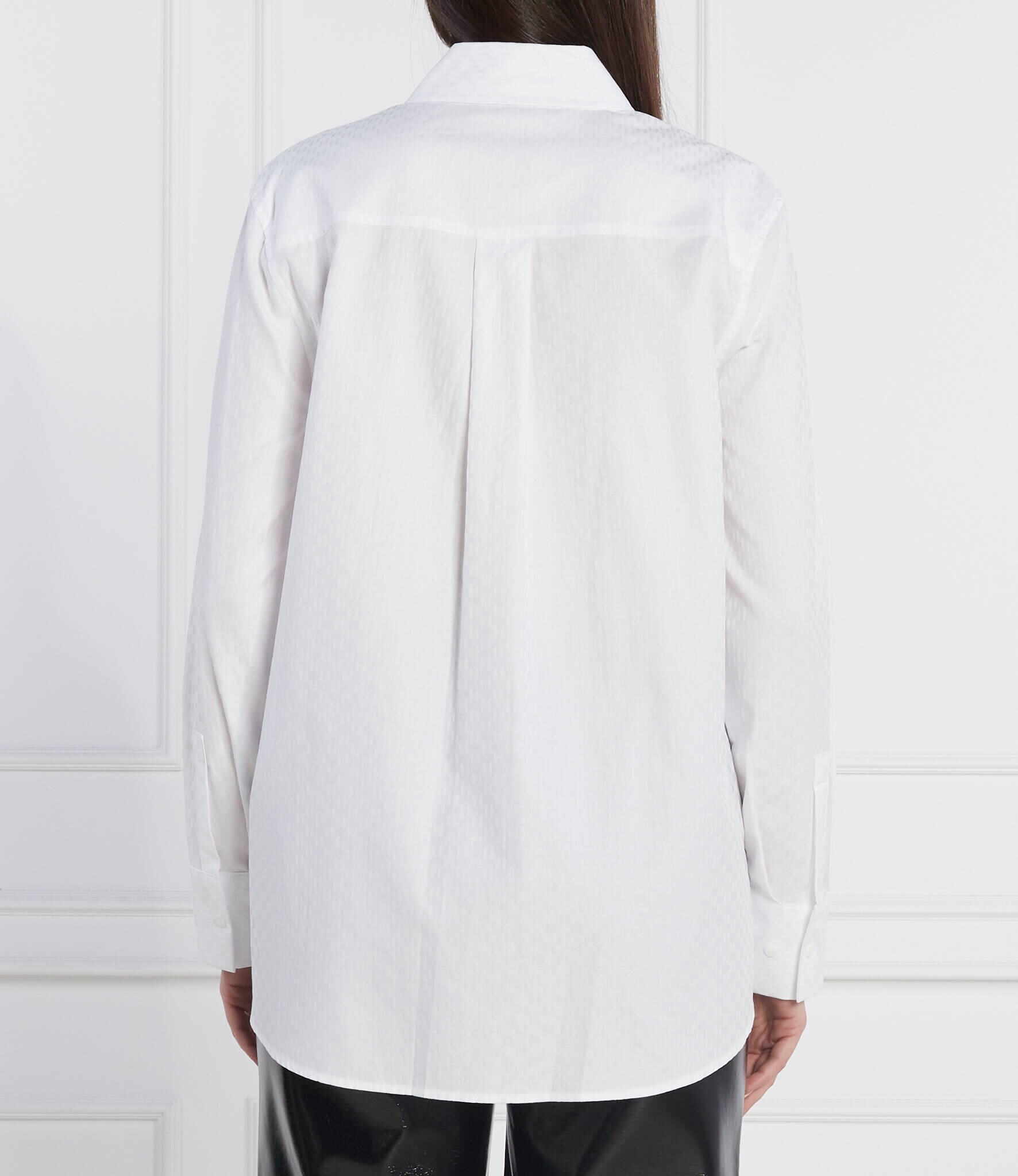 Karl Lagerfeld Cămașă Jacquard Monogram | Regular Fit
