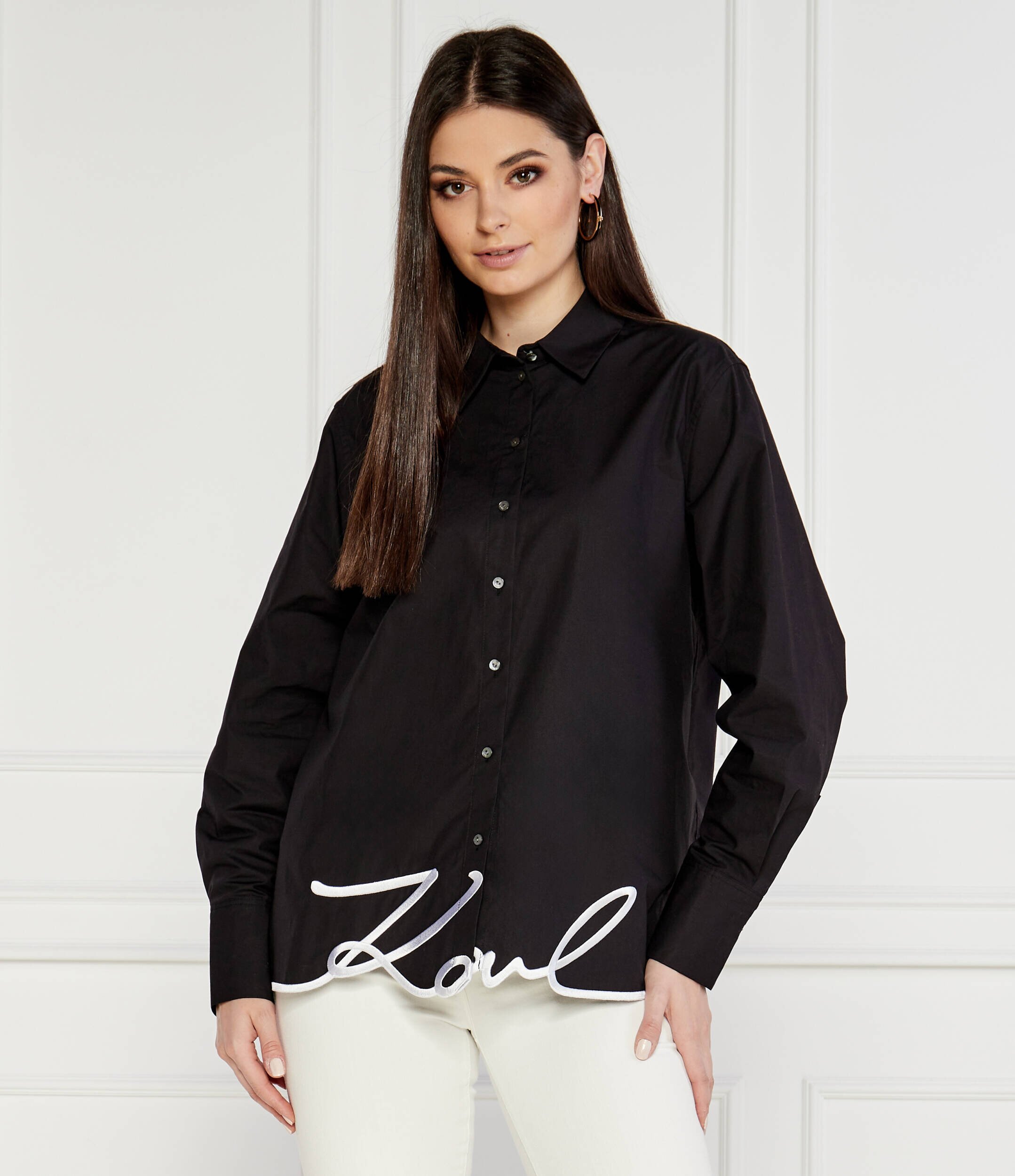 Karl Lagerfeld Cămașă karl hem signature shirt | Regular Fit