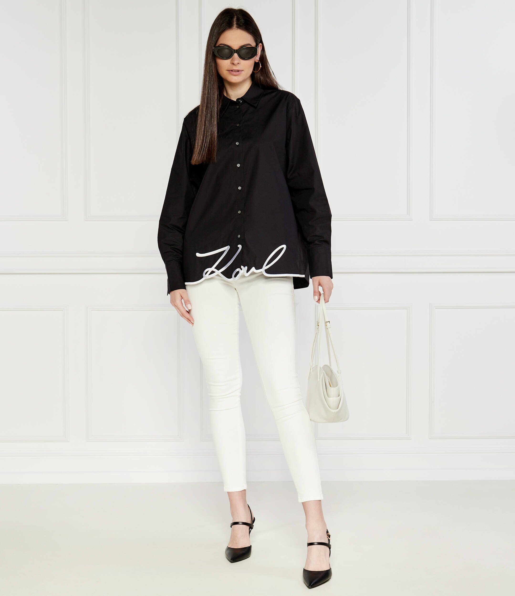 Karl Lagerfeld Cămașă karl hem signature shirt | Regular Fit