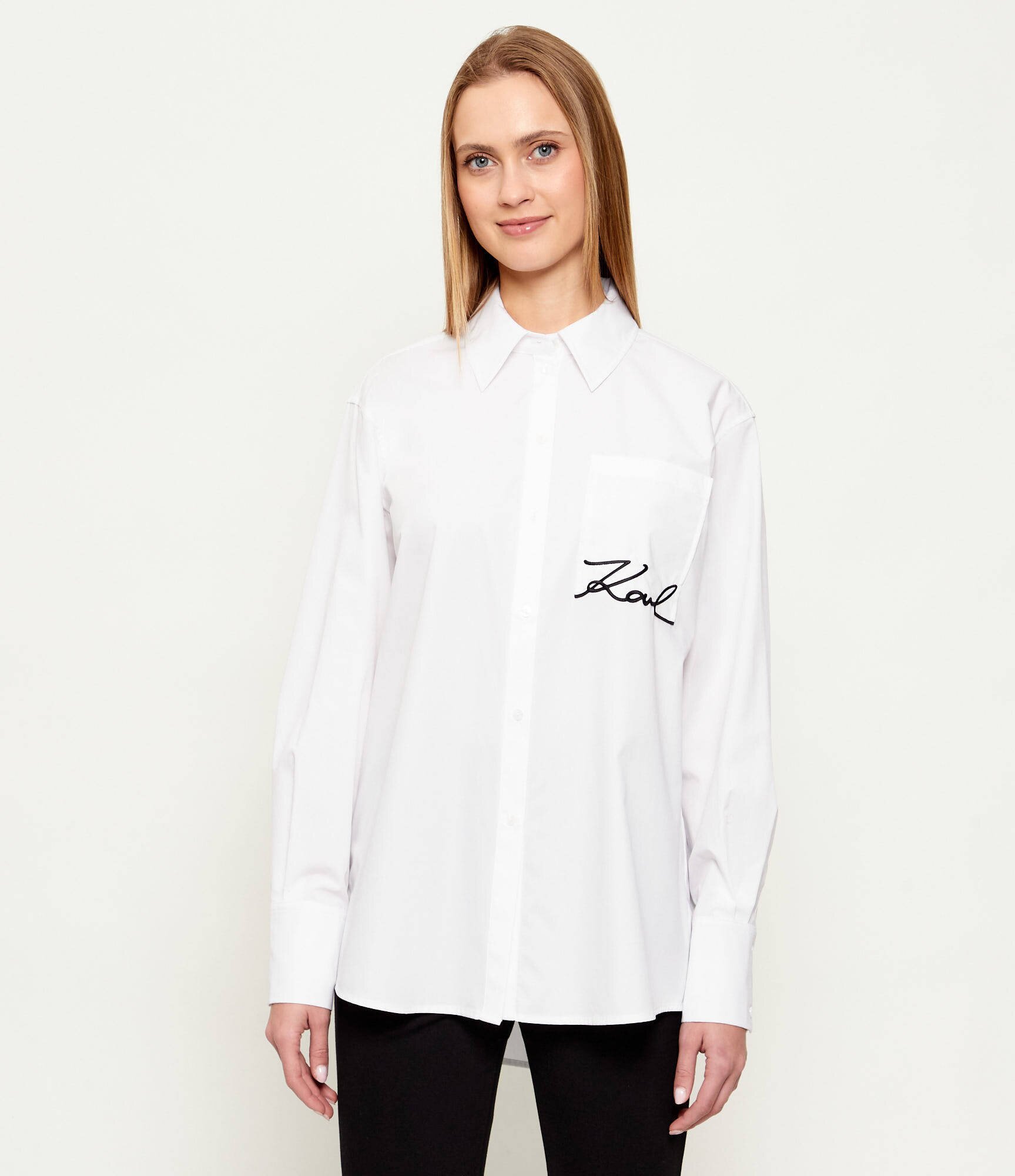 Karl Lagerfeld Cămașă signature | Relaxed fit