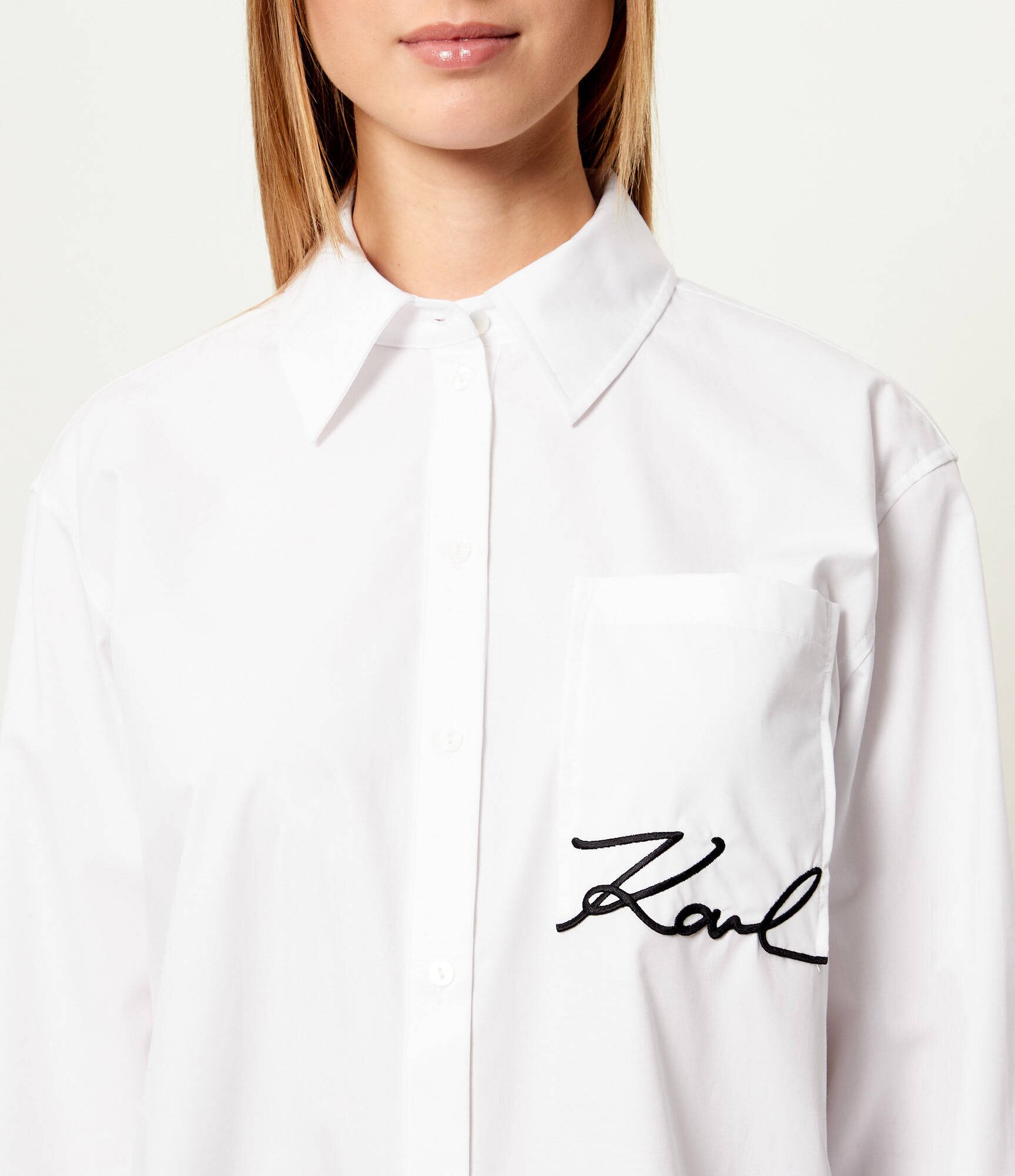 Karl Lagerfeld Cămașă signature | Relaxed fit