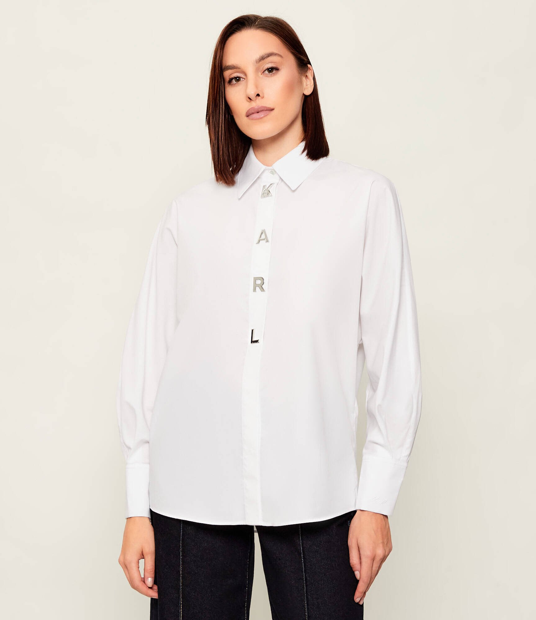 Karl Lagerfeld Cămașă snap fashion | Loose fit