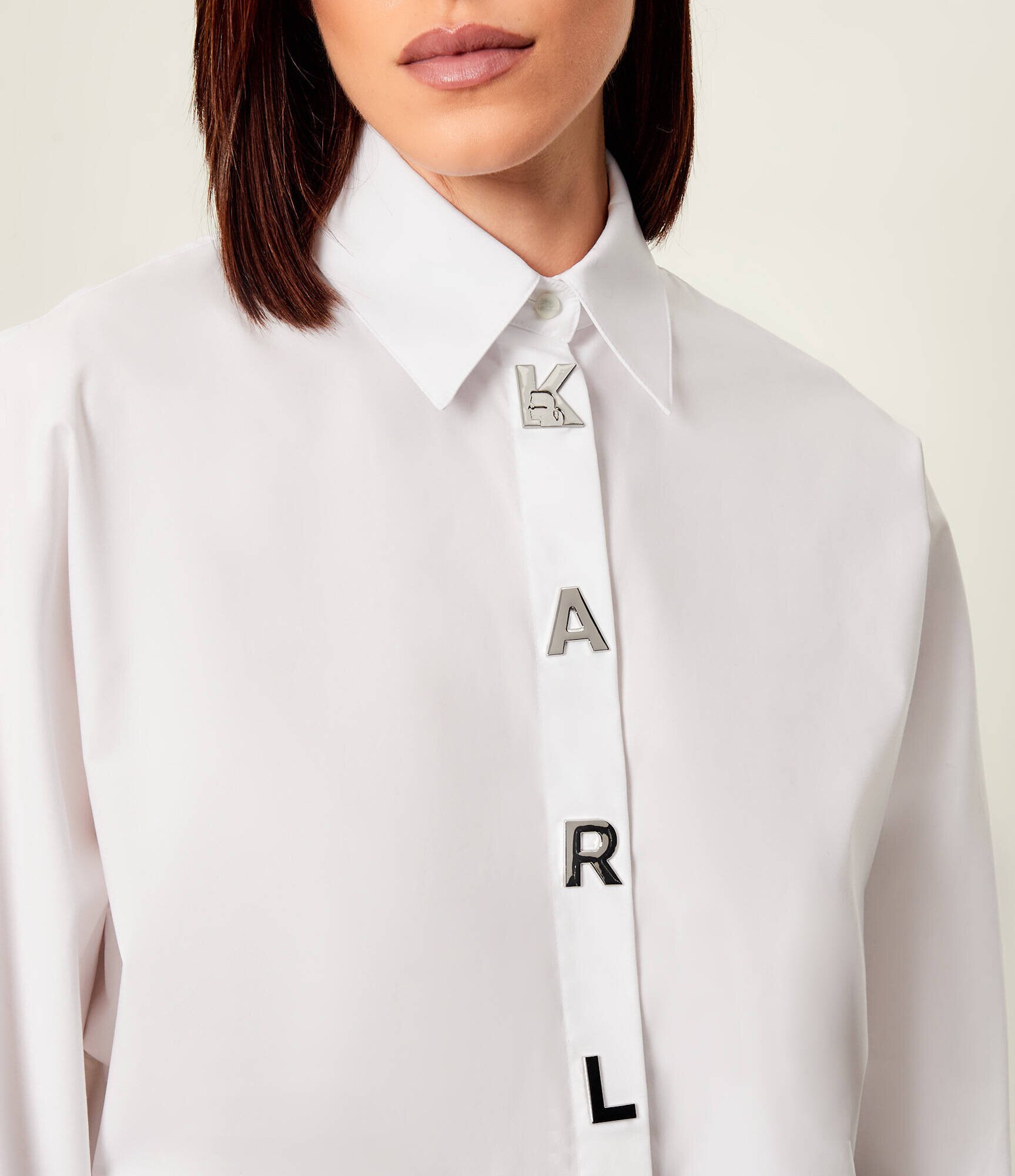 Karl Lagerfeld Cămașă snap fashion | Loose fit