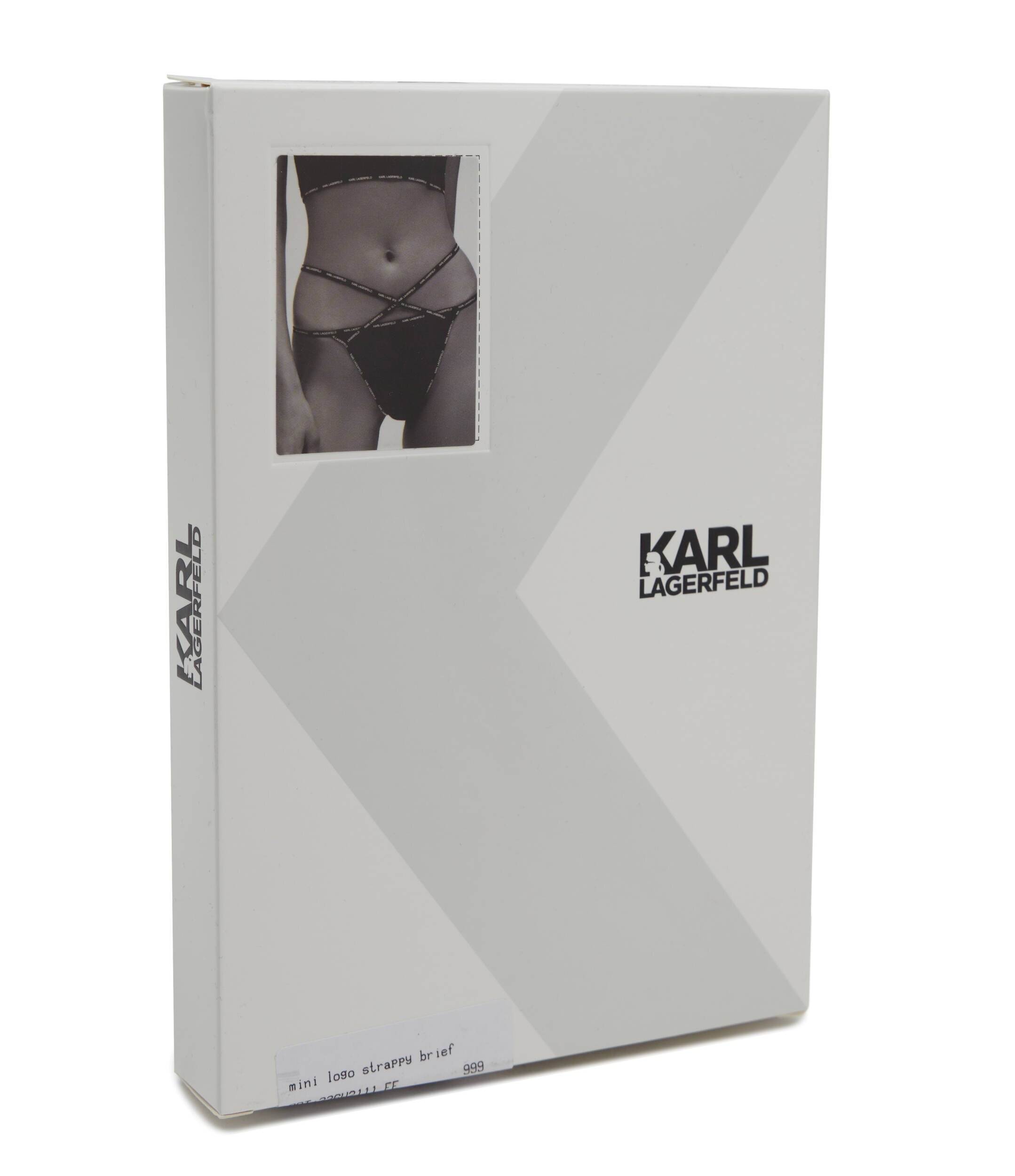 Karl Lagerfeld Chiloți brazilieni mini logo strappy brief