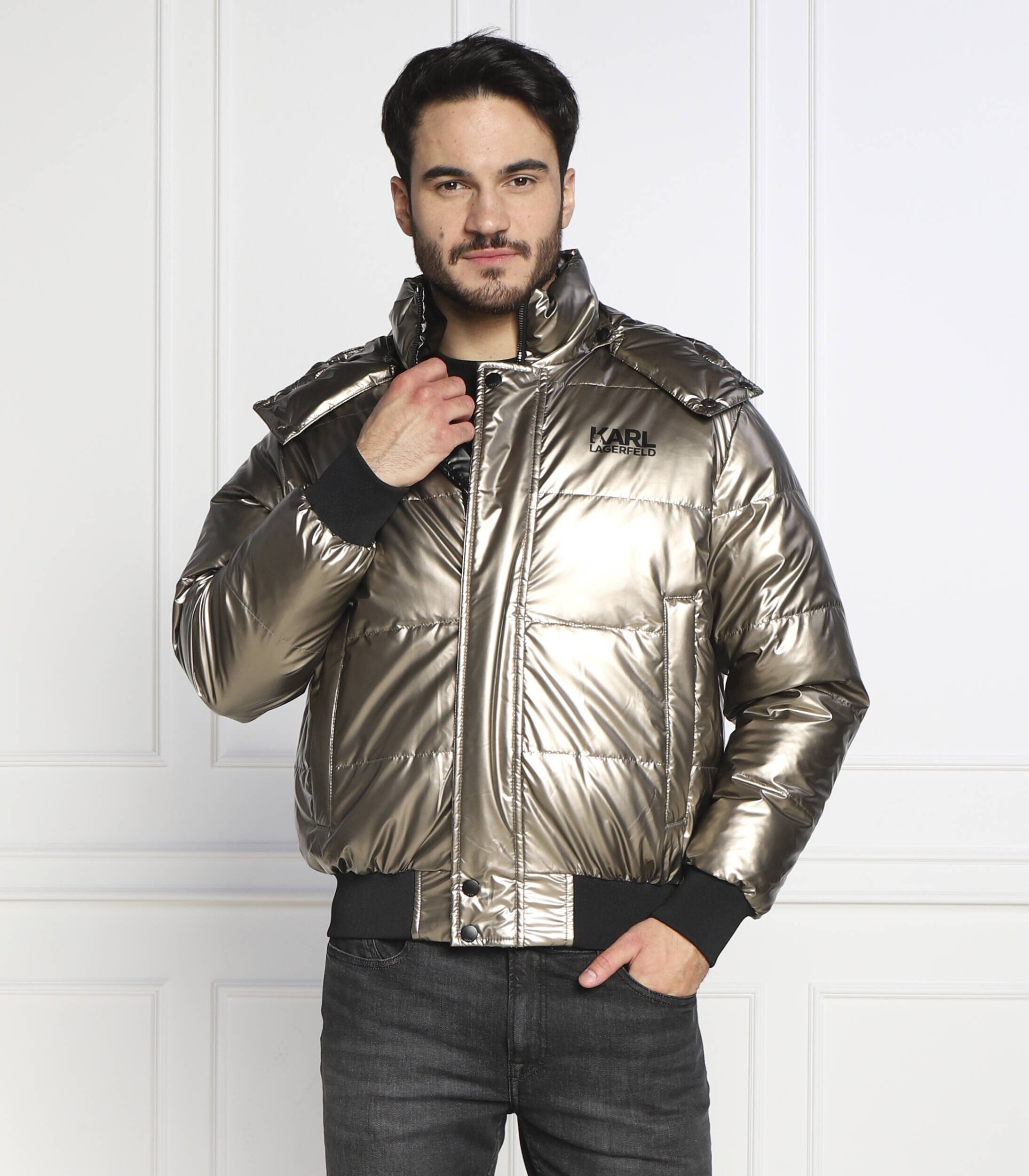 Karl Lagerfeld Cu două fețe geacă | Regular Fit