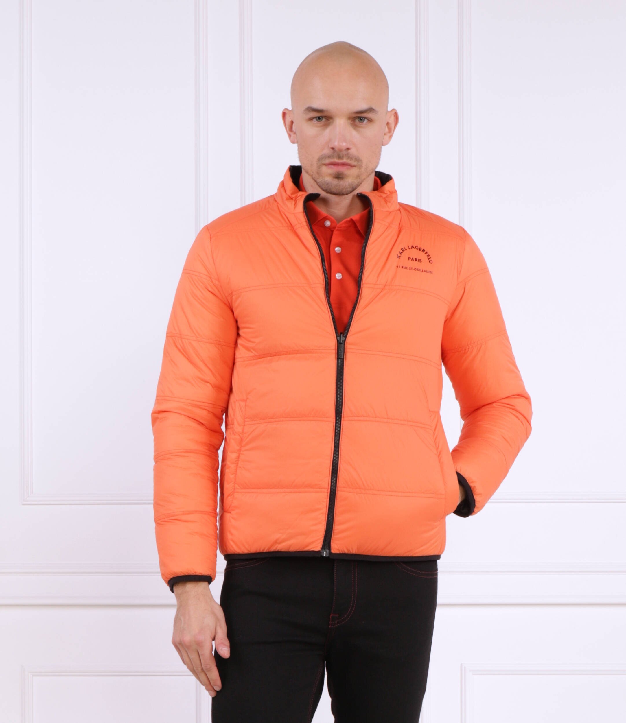 Karl Lagerfeld Cu două fețe geacă | Slim Fit